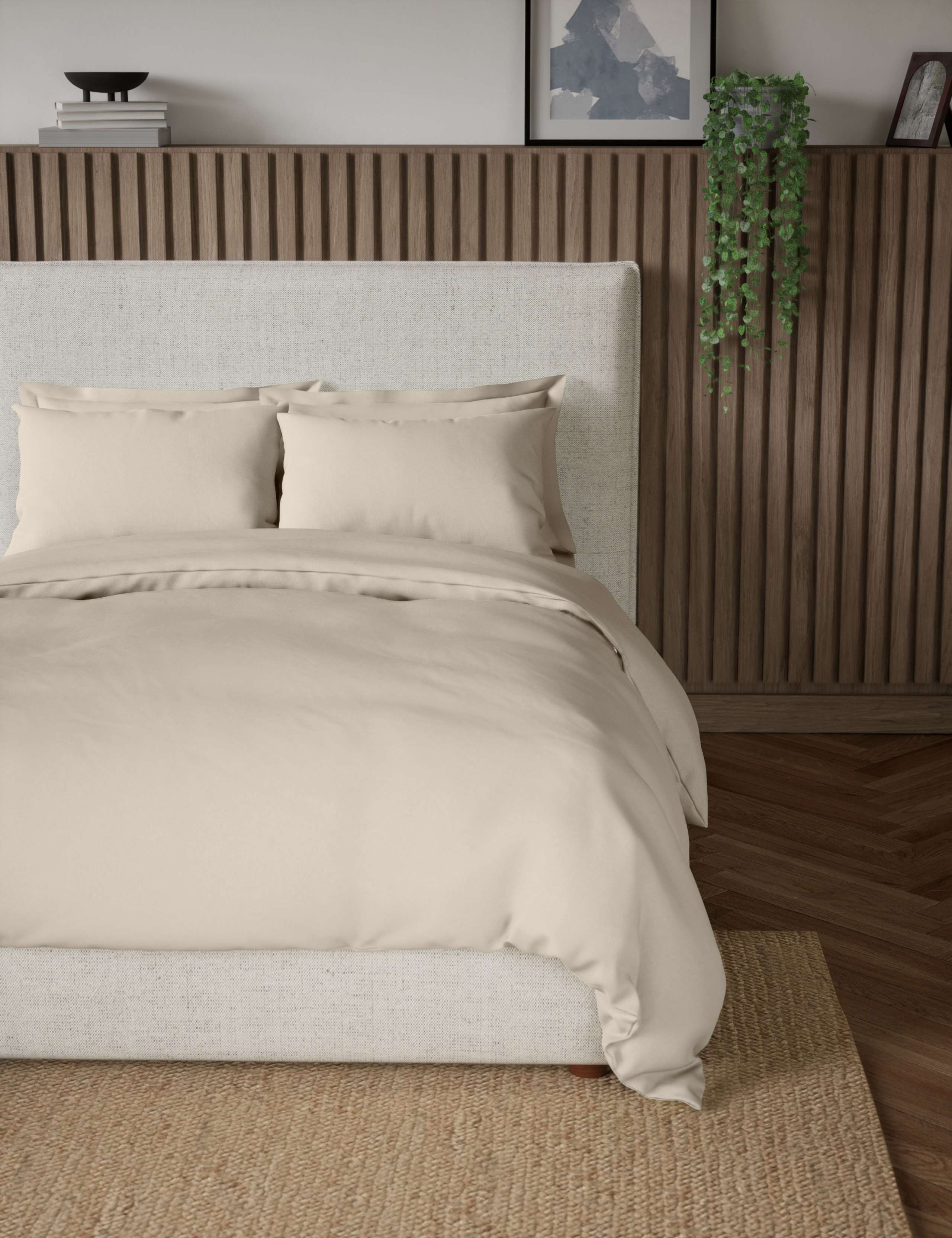 Pure Cotton 300 Thread Count Bedding Set 2 of 3