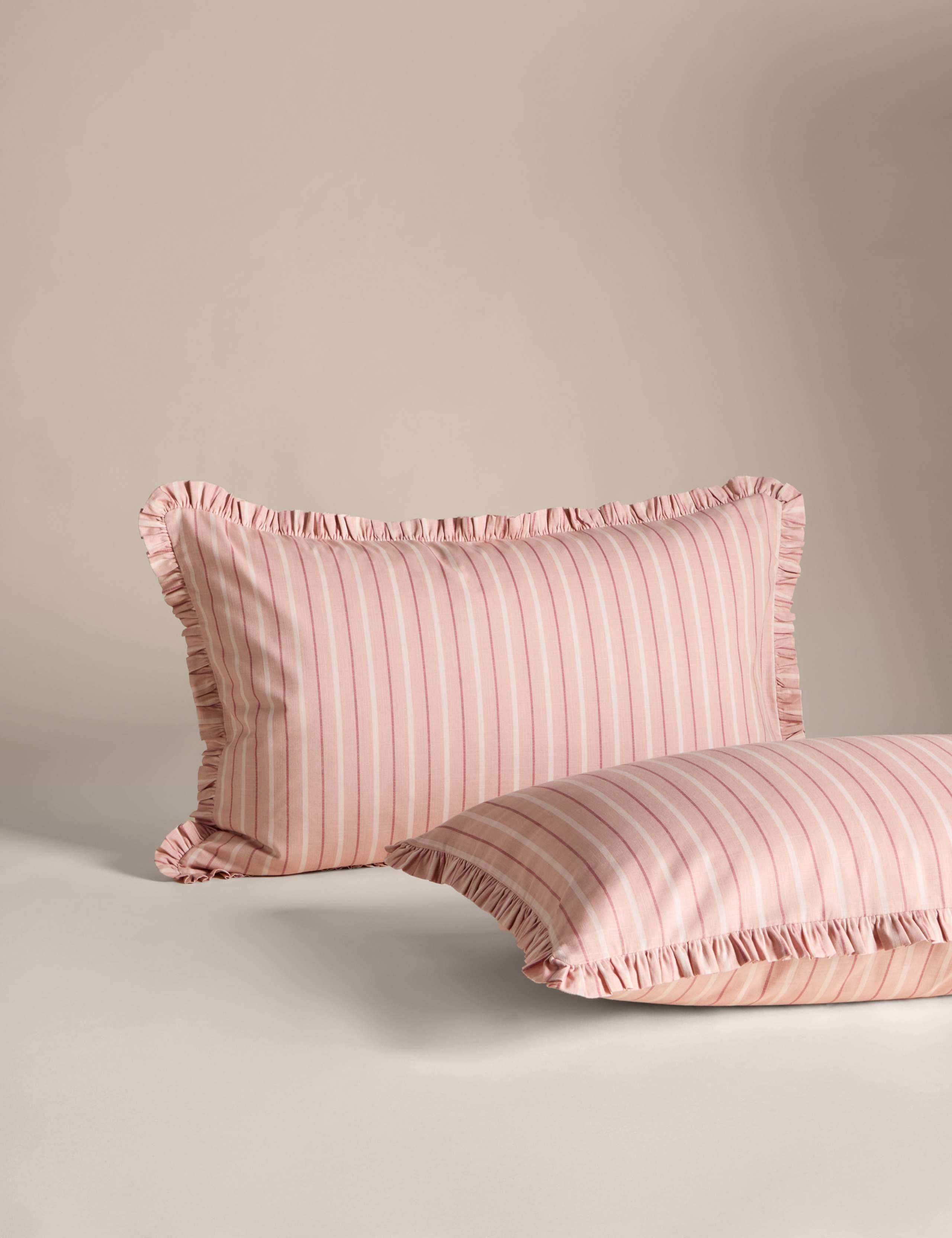 Pure Cotton Striped Bedding Set 3 of 7