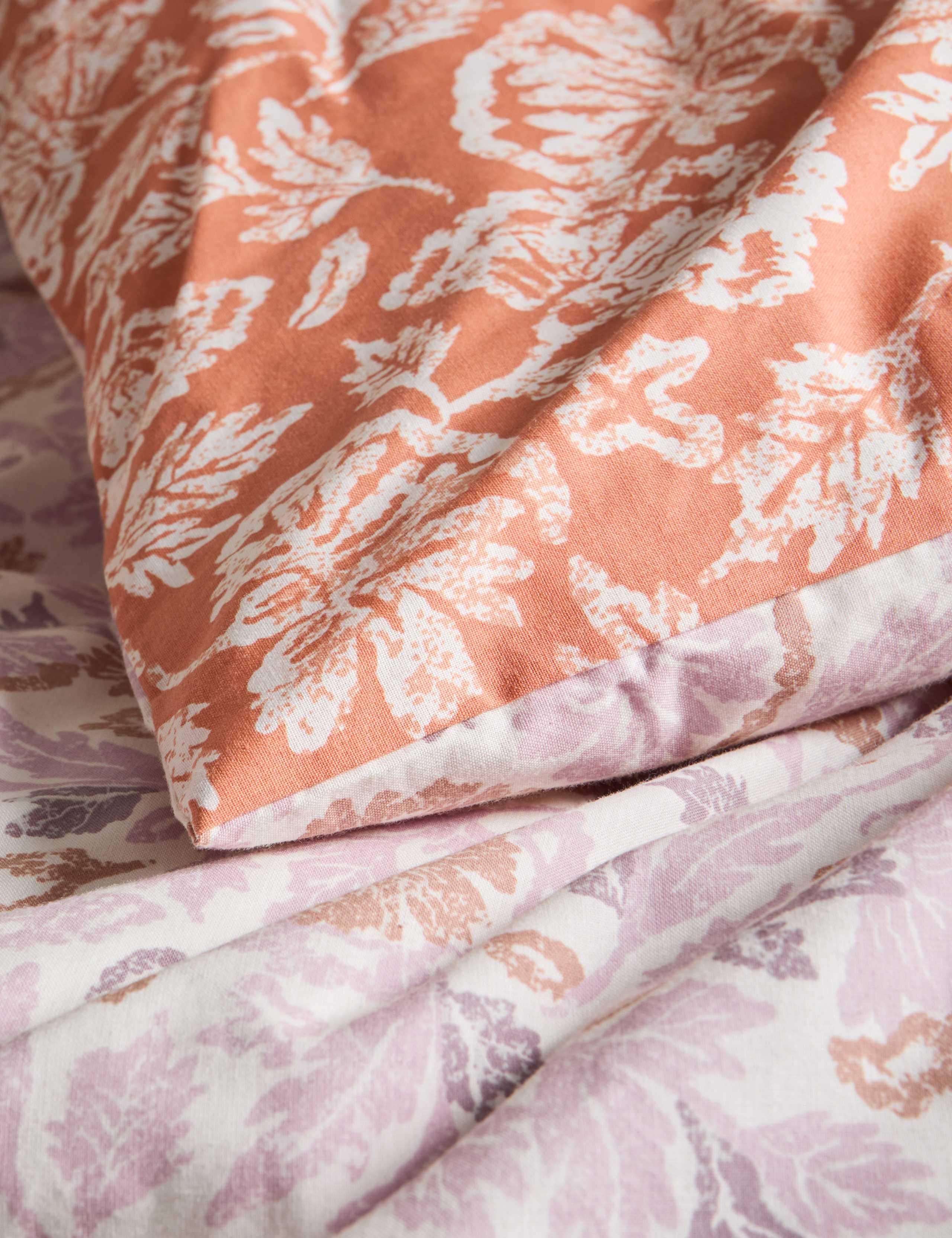 Cotton Blend Floral Bedding Set 5 of 6