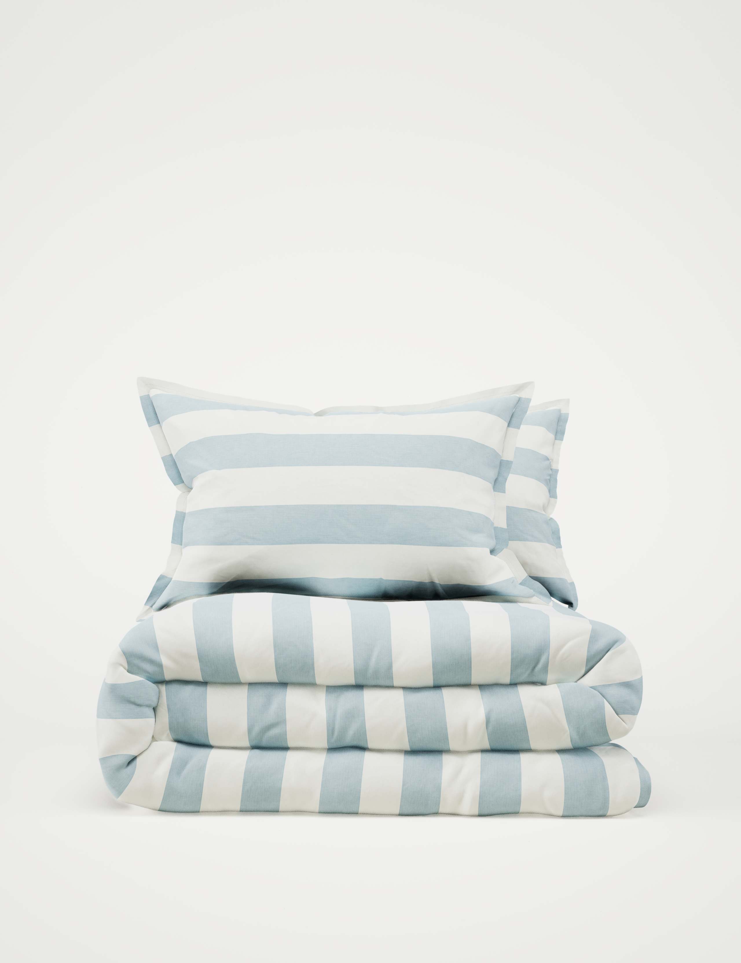 Linen Blend Striped Bedding Set 2 of 5