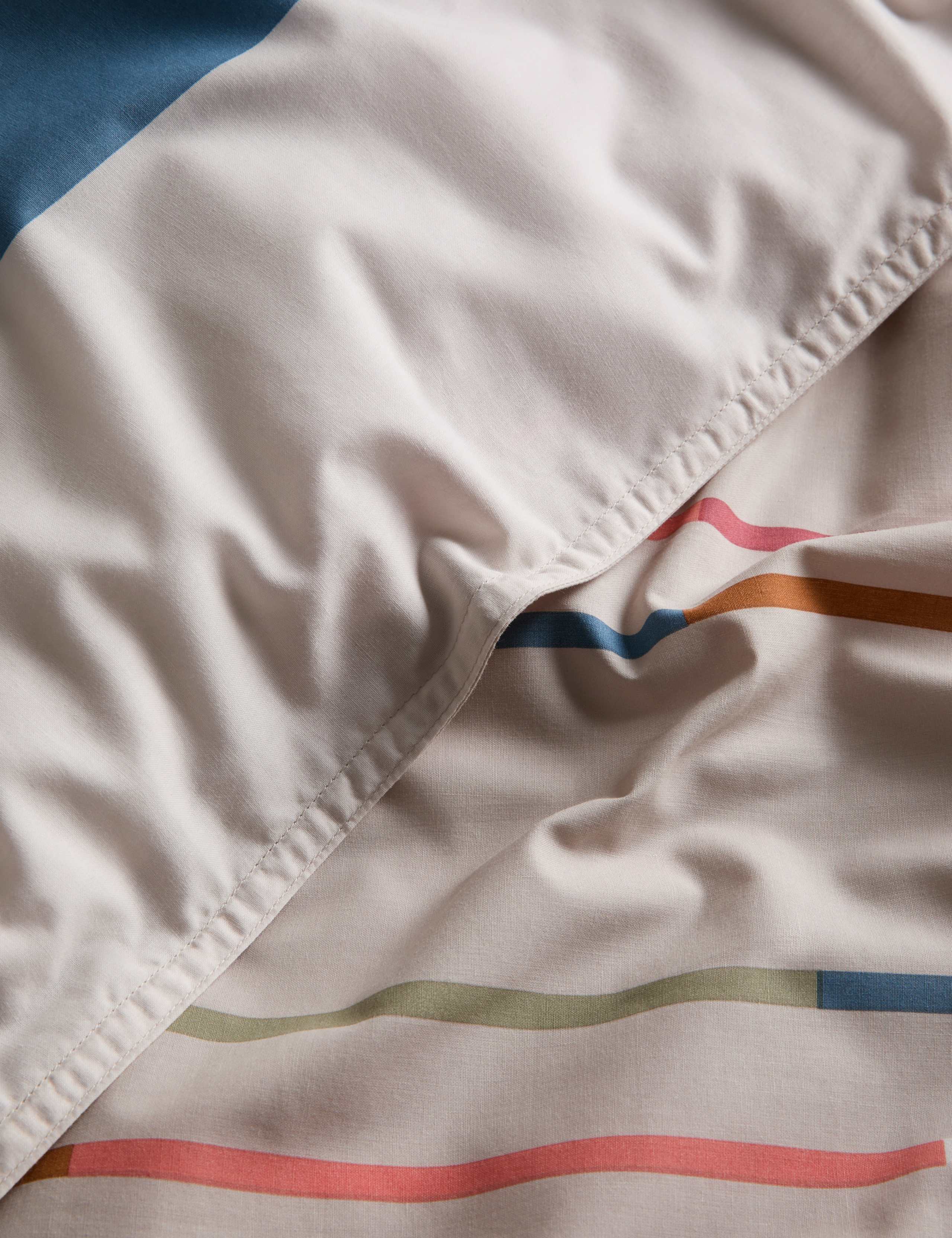 Cotton Rich Striped Bedding Set 5 of 6