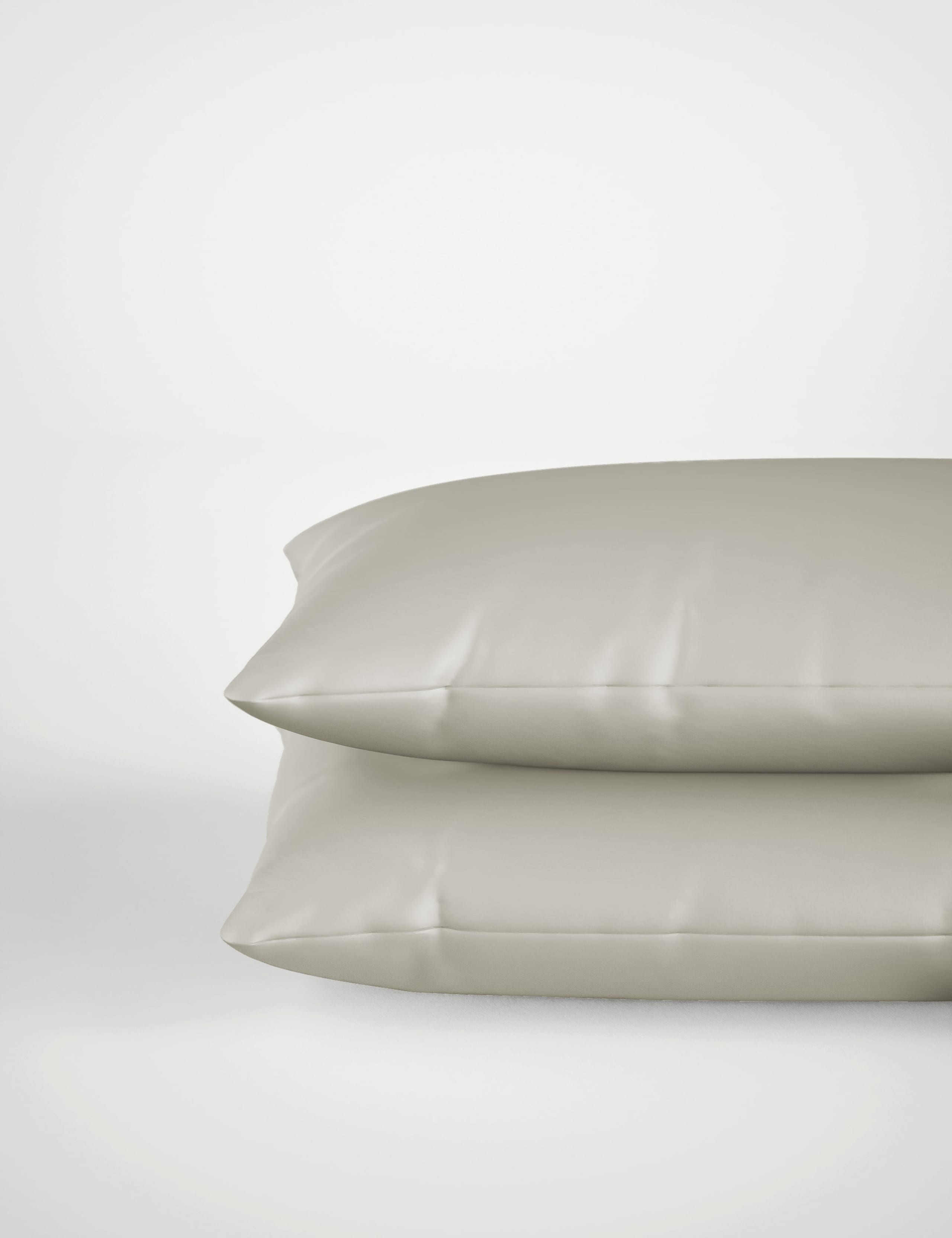 2 Pack Egyptian Cotton Sateen 400 Thread Count Pillowcases 2 of 4