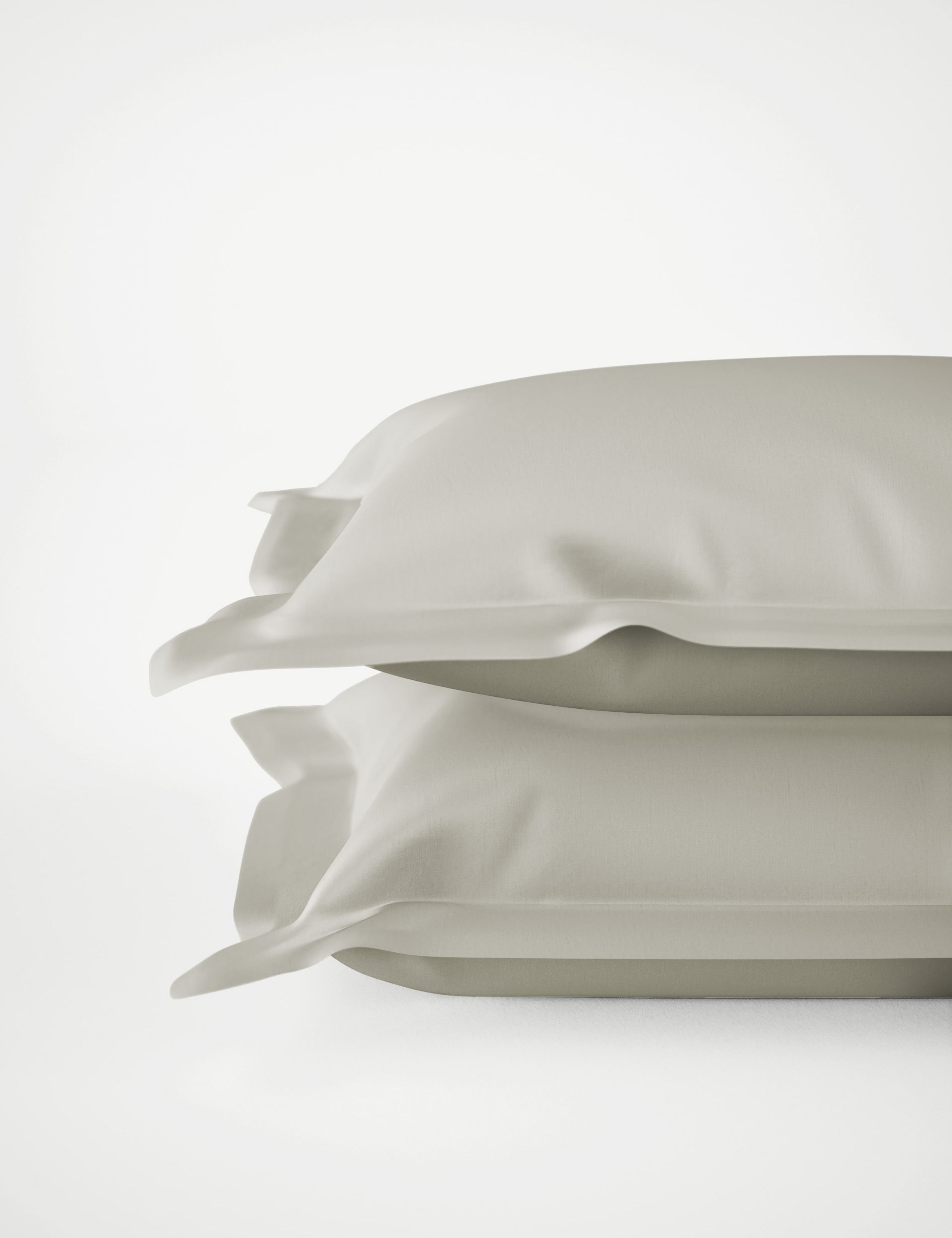 2 Pack Egyptian Cotton Sateen 400 Thread Count Oxford Pillowcases 2 of 4