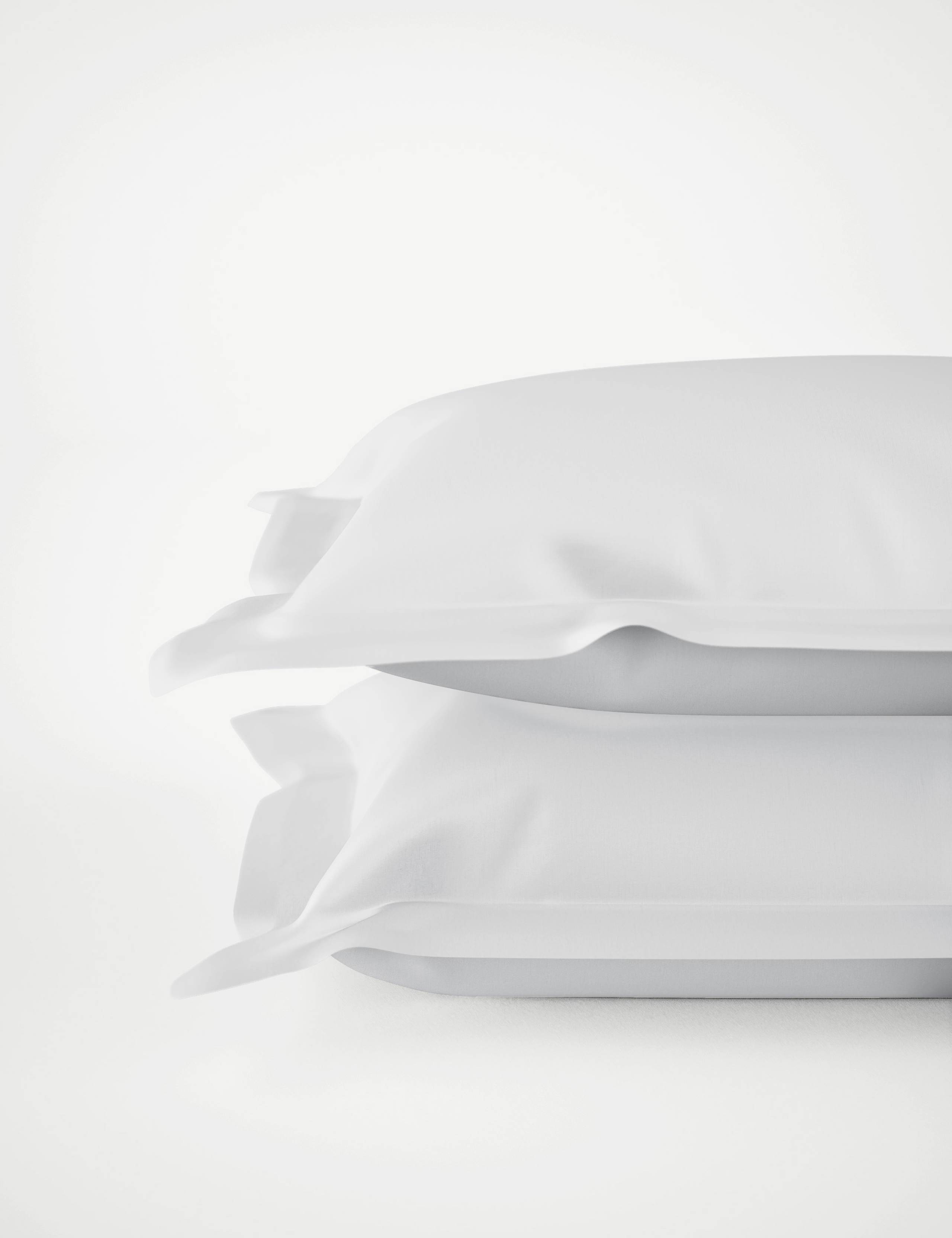 2pk Egyptian Cotton Sateen 400 Thread Count Oxford Pillowcases 2 of 4