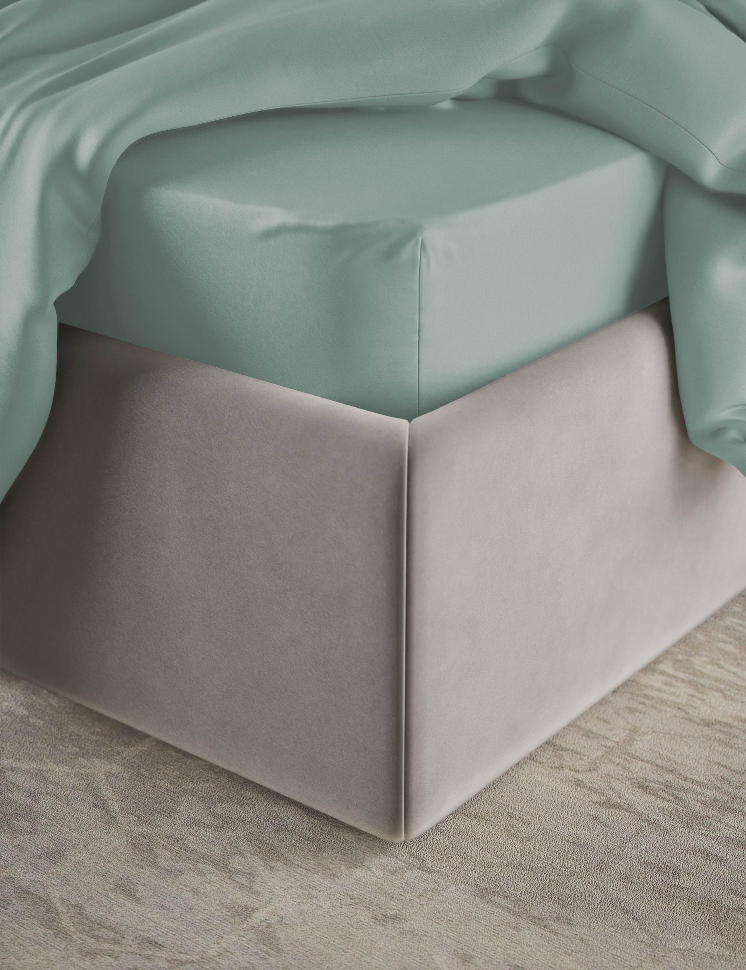 Egyptian Cotton Sateen 400 Thread Count Deep Fitted Sheet 4 of 4