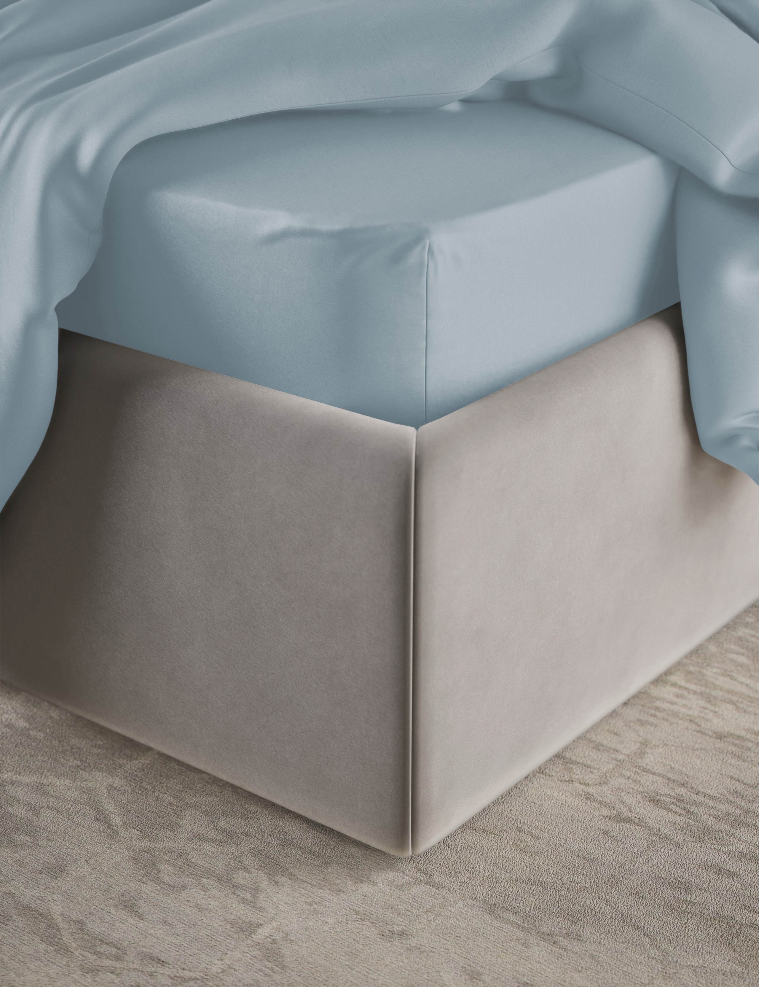 Egyptian Cotton Sateen 400 Thread Count Deep Fitted Sheet 4 of 4