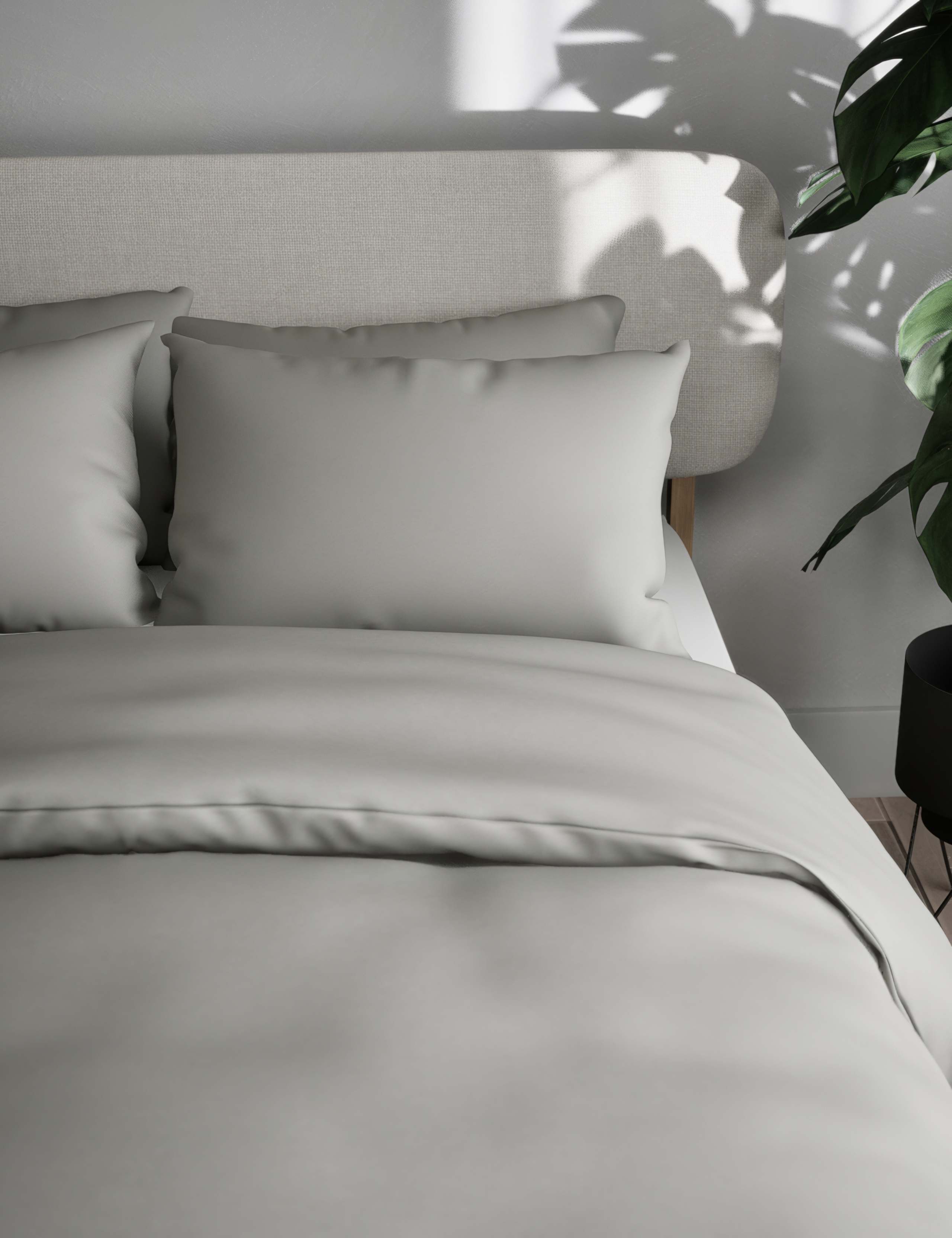 Cotton Blend Non Iron Bedding Set 3 of 4