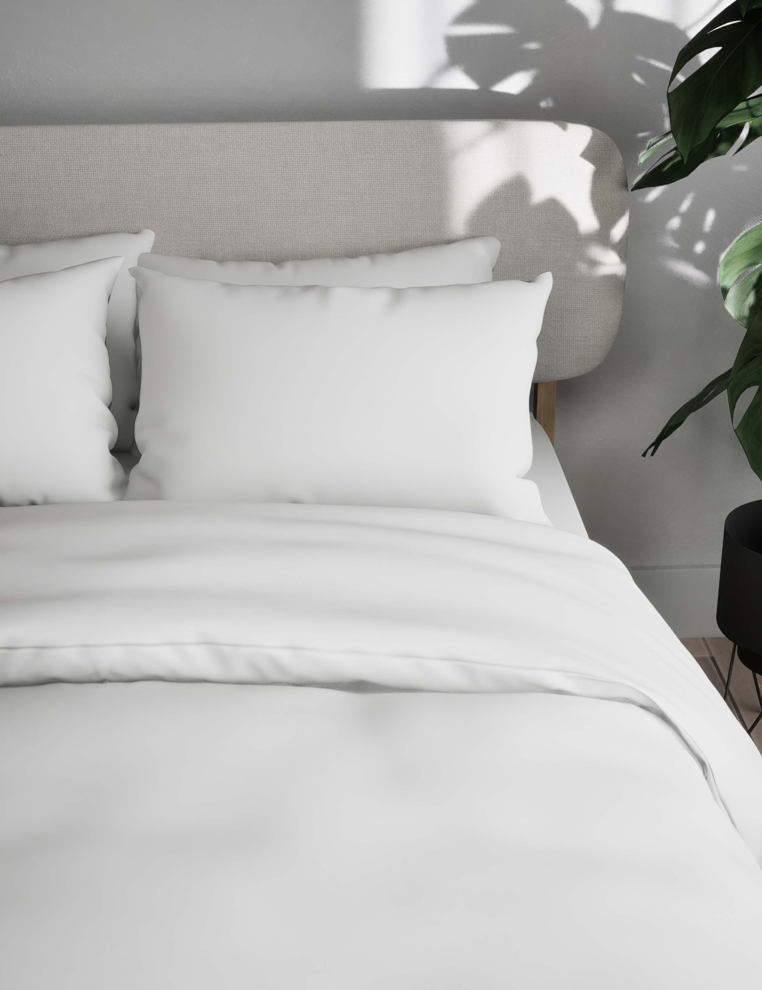 Cotton Blend Non Iron Bedding Set 3 of 4
