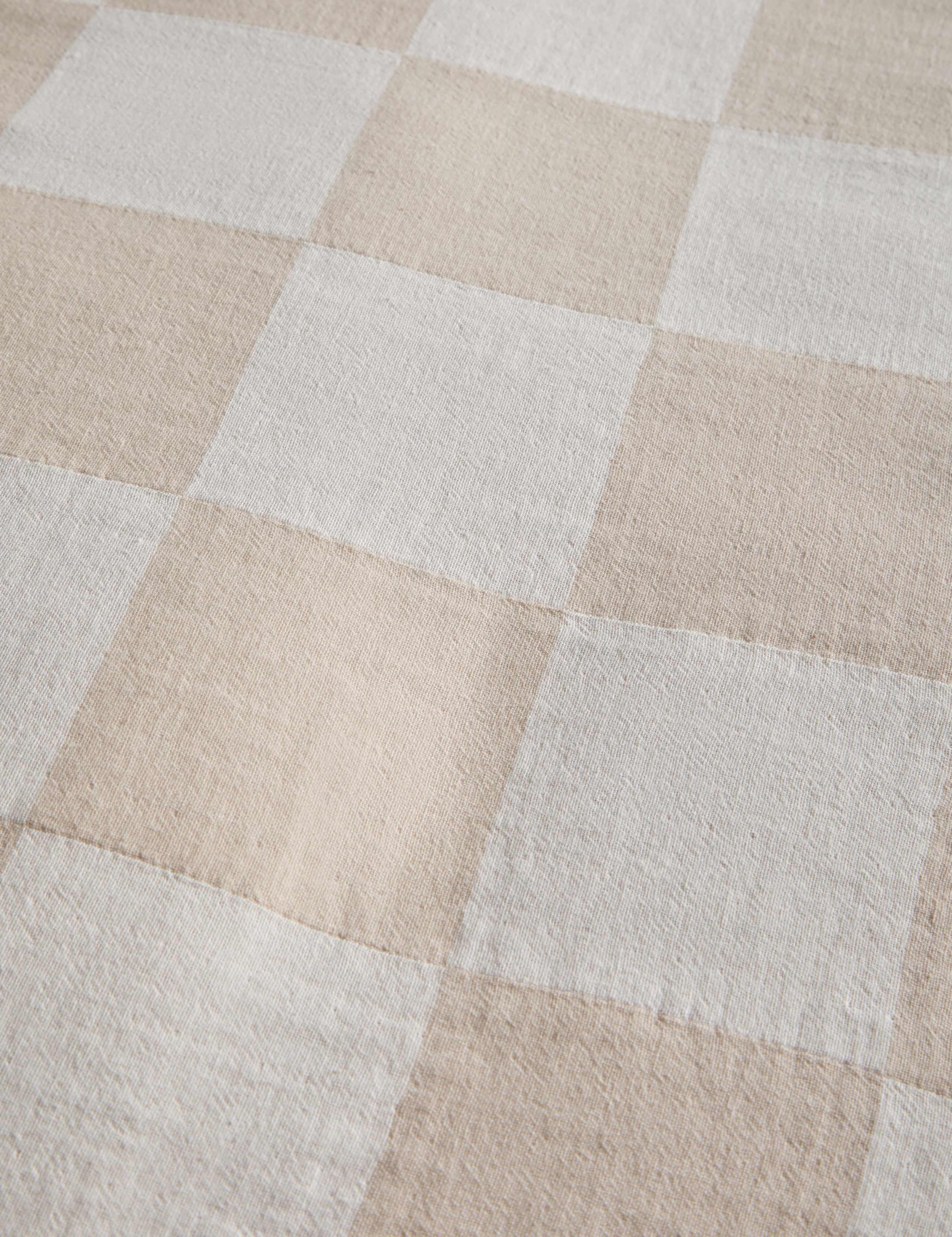 Pure Cotton Checked Bedding Set 7 of 8
