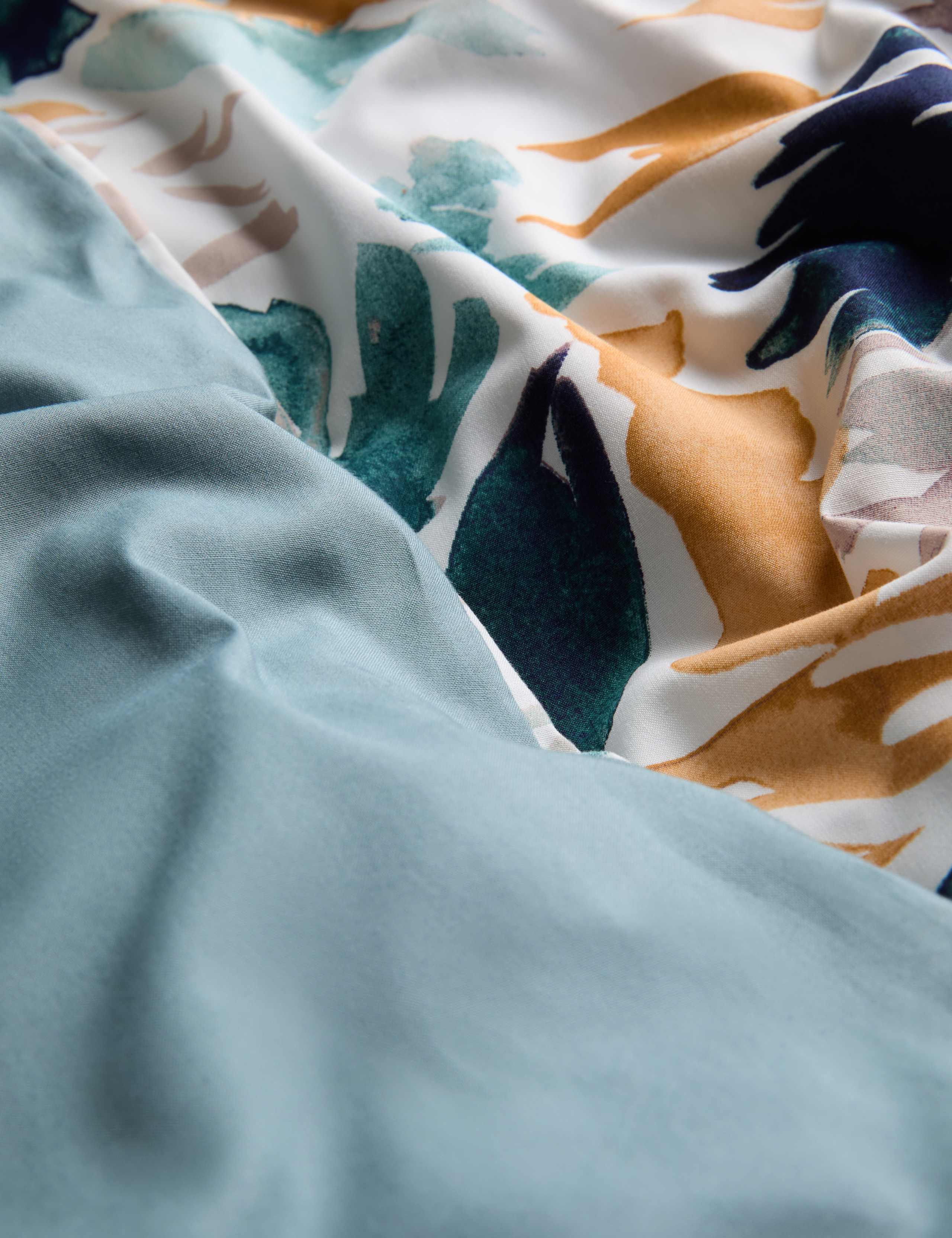 Pure Cotton Watercolour Floral Bedding Set 4 of 6