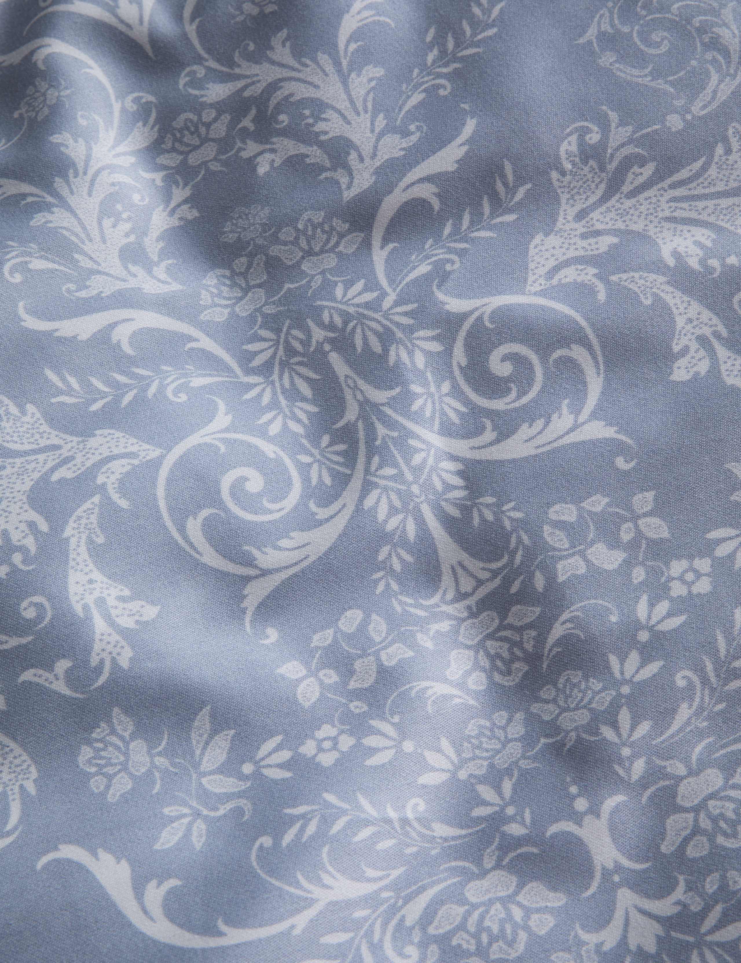 Aida-Alouette Damask Sateen Bedding Set 7 of 7