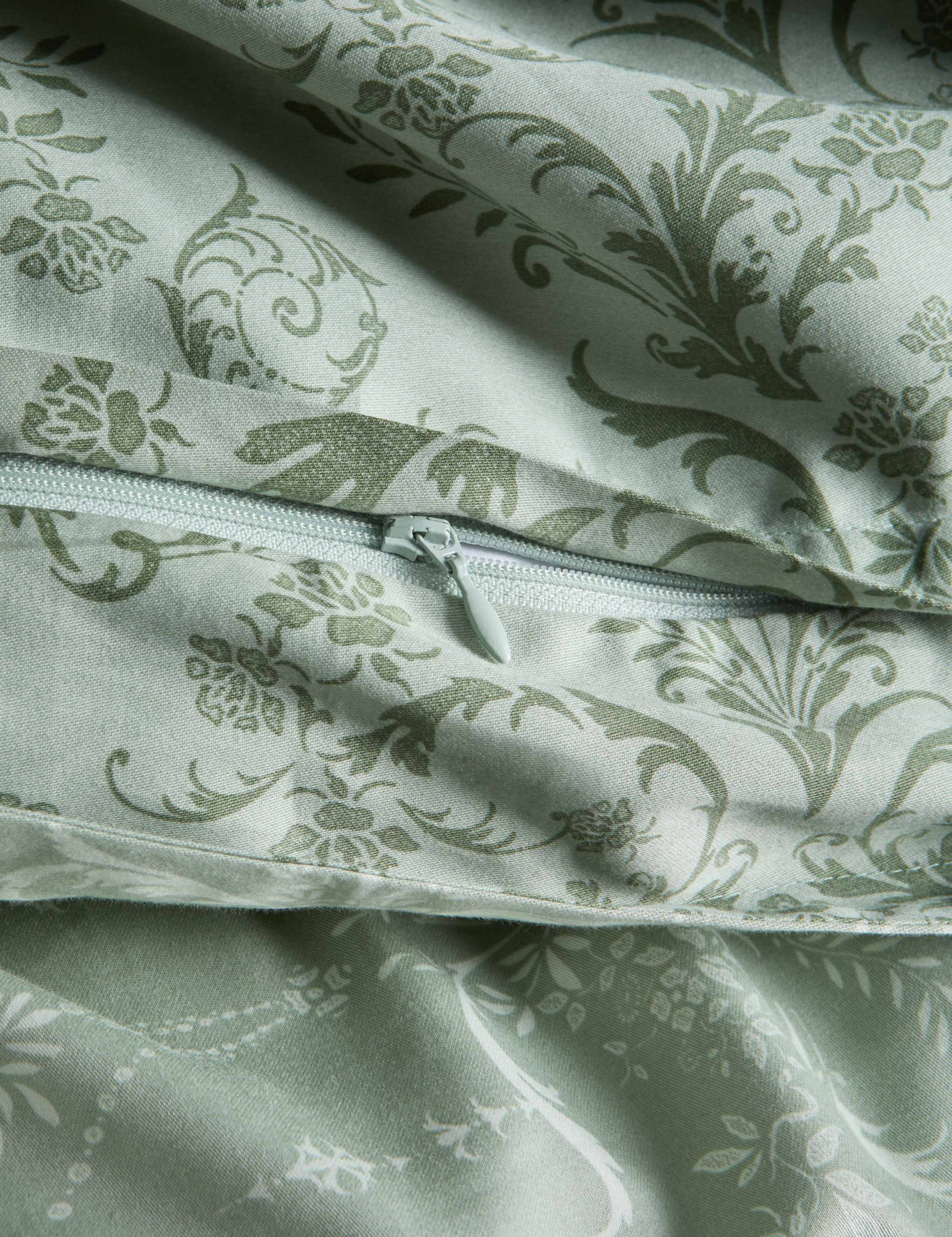 Aida-Alouette Damask Sateen Bedding Set 7 of 7