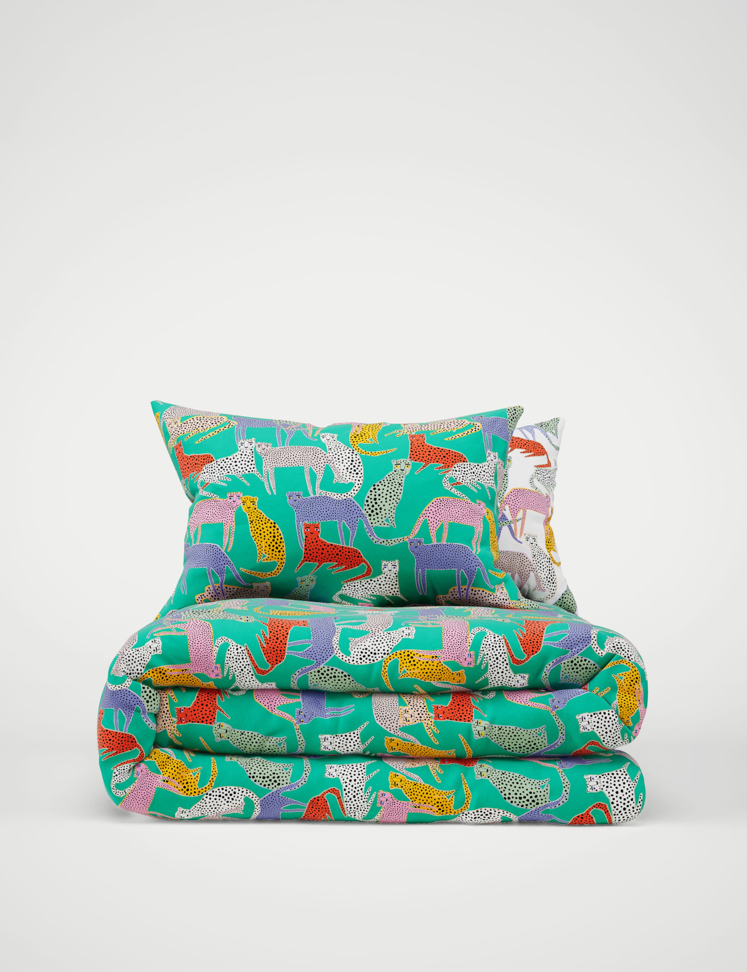 Cheetah Lyocell Rich Bedding Set 2 of 5