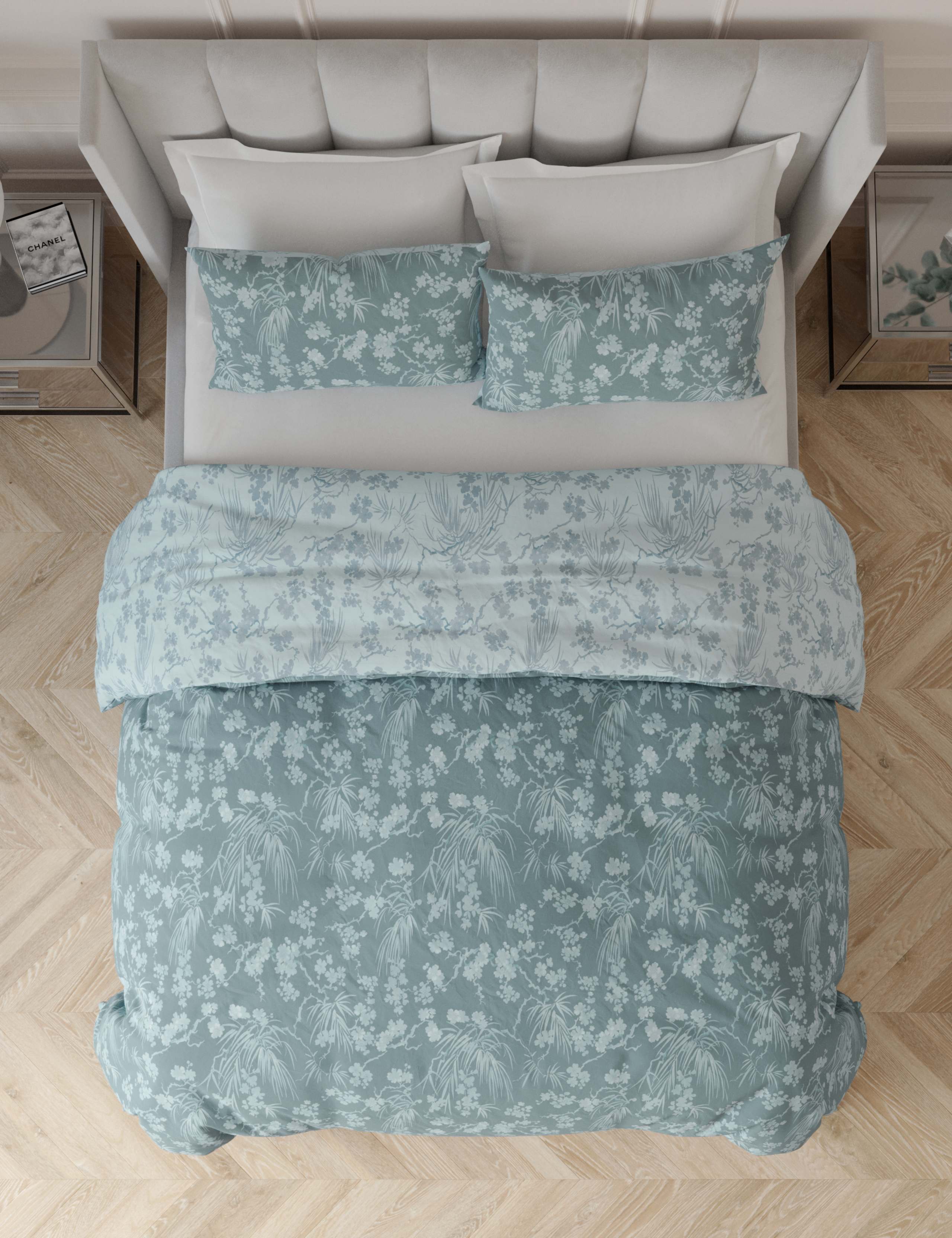 Pure Cotton Blossom Bedding Set 3 of 4