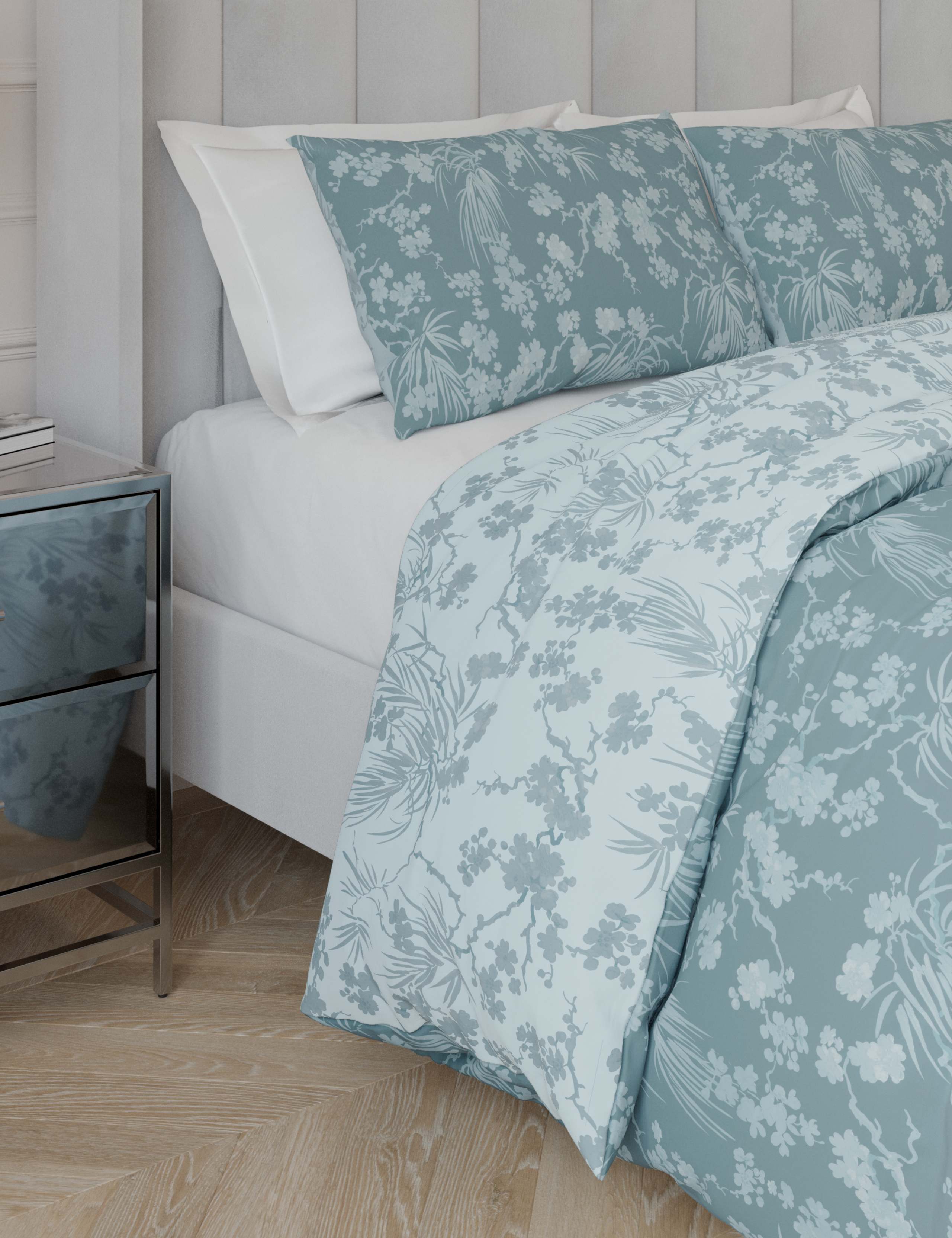 Pure Cotton Blossom Bedding Set 4 of 4
