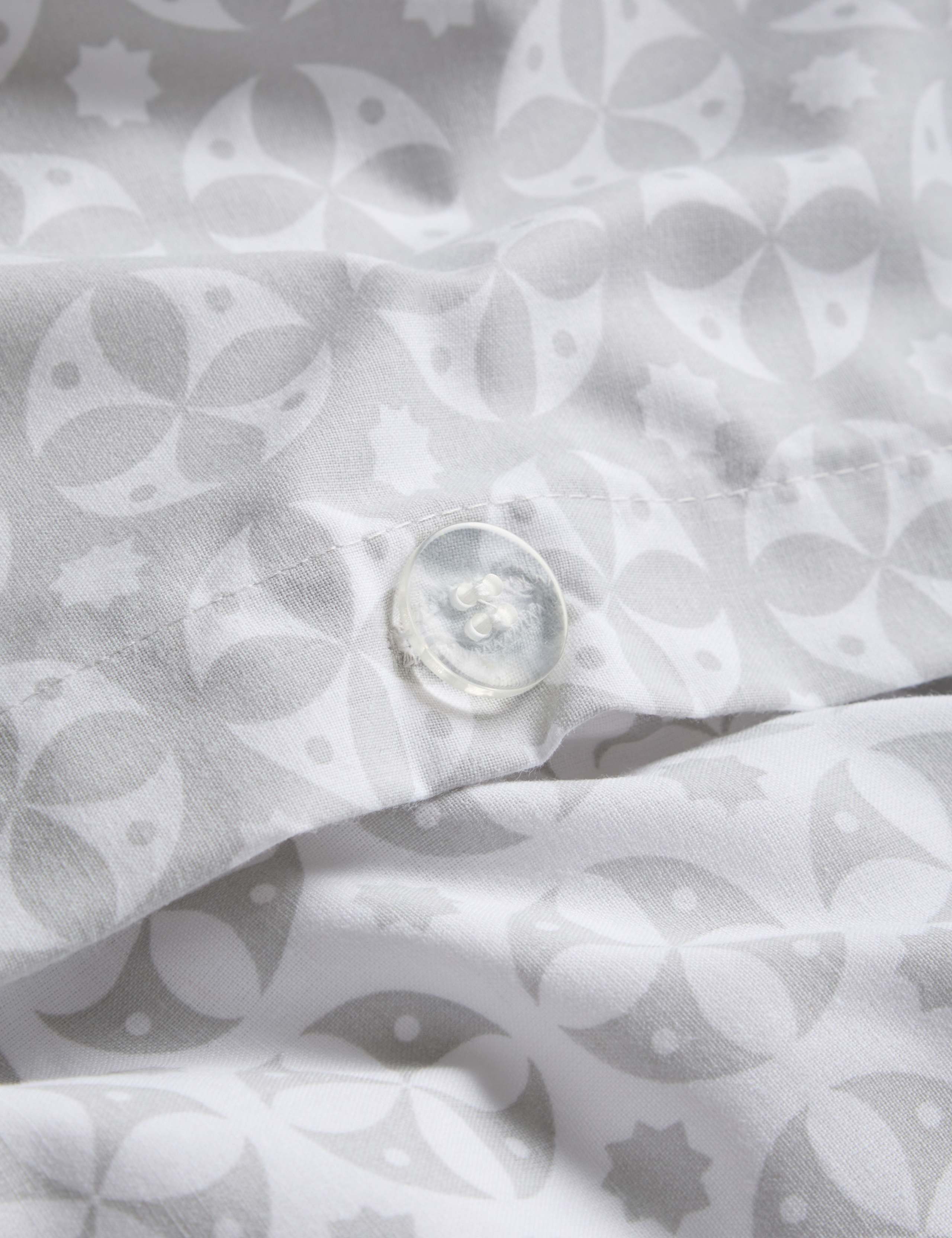 Cotton Blend Circle Star Bedding Set 4 of 6