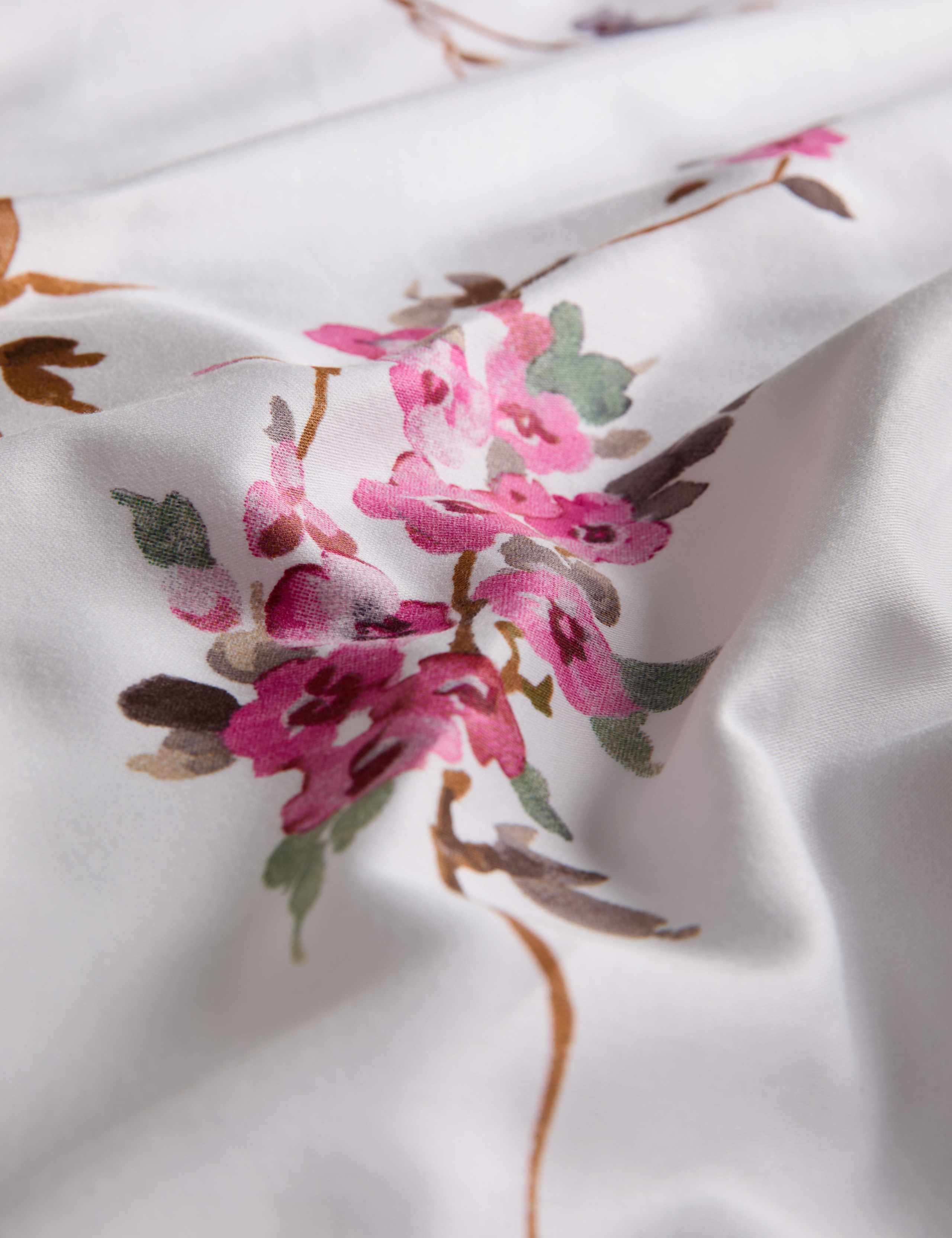Pure Cotton Sateen Cherry Blossom Bedding Set 4 of 6