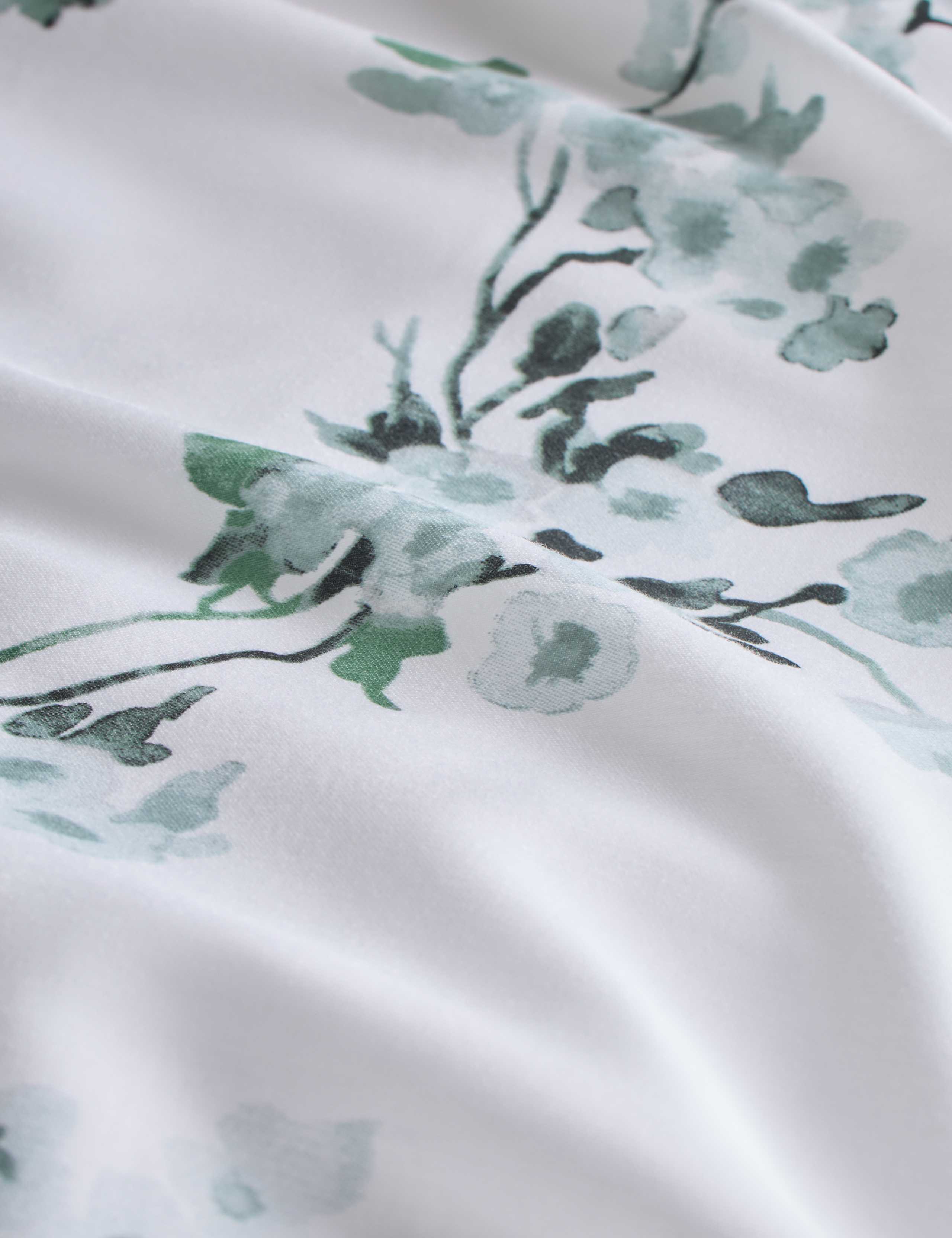 Pure Cotton Sateen Cherry Blossom Bedding Set 4 of 6