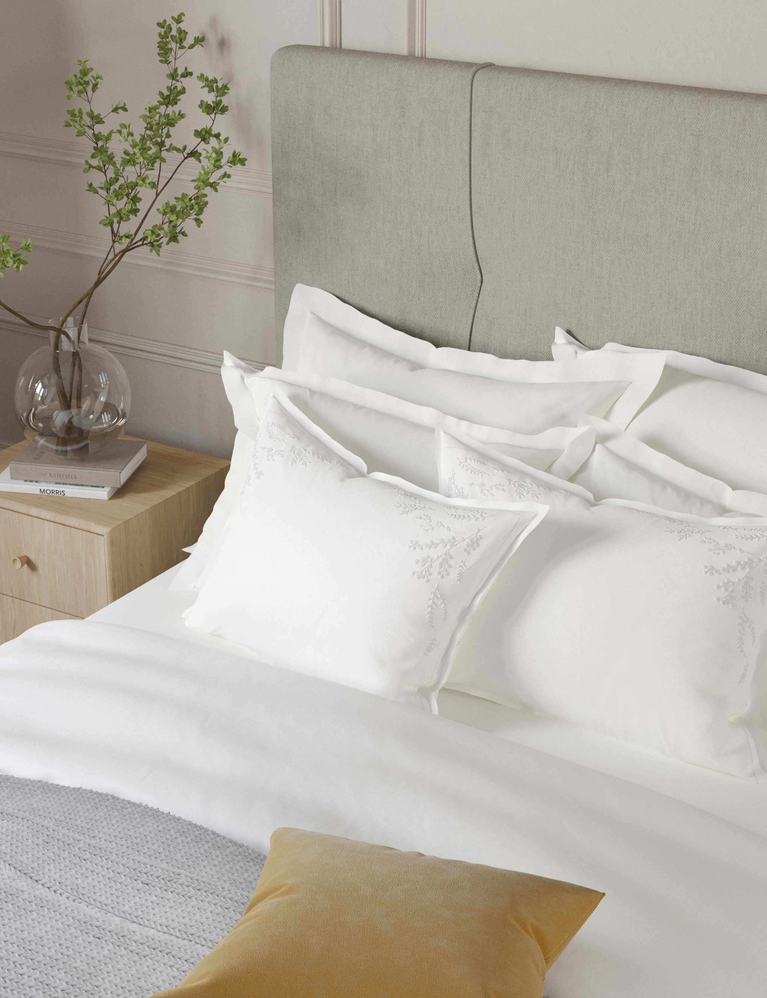 Rose-Ella Sateen Embroidered Bedding Set 3 of 3