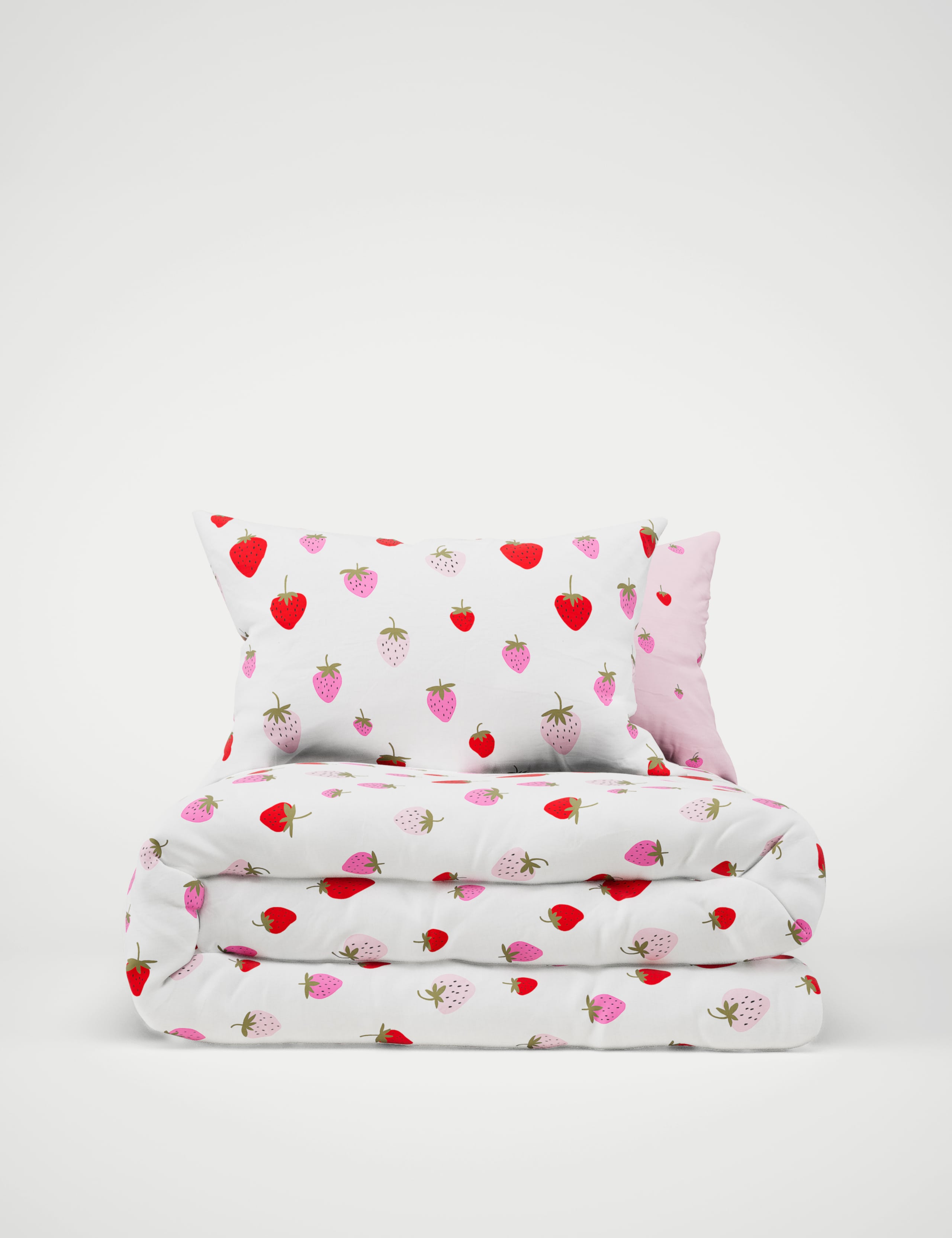 Strawberries Cotton Blend Bedding Set 2 of 5