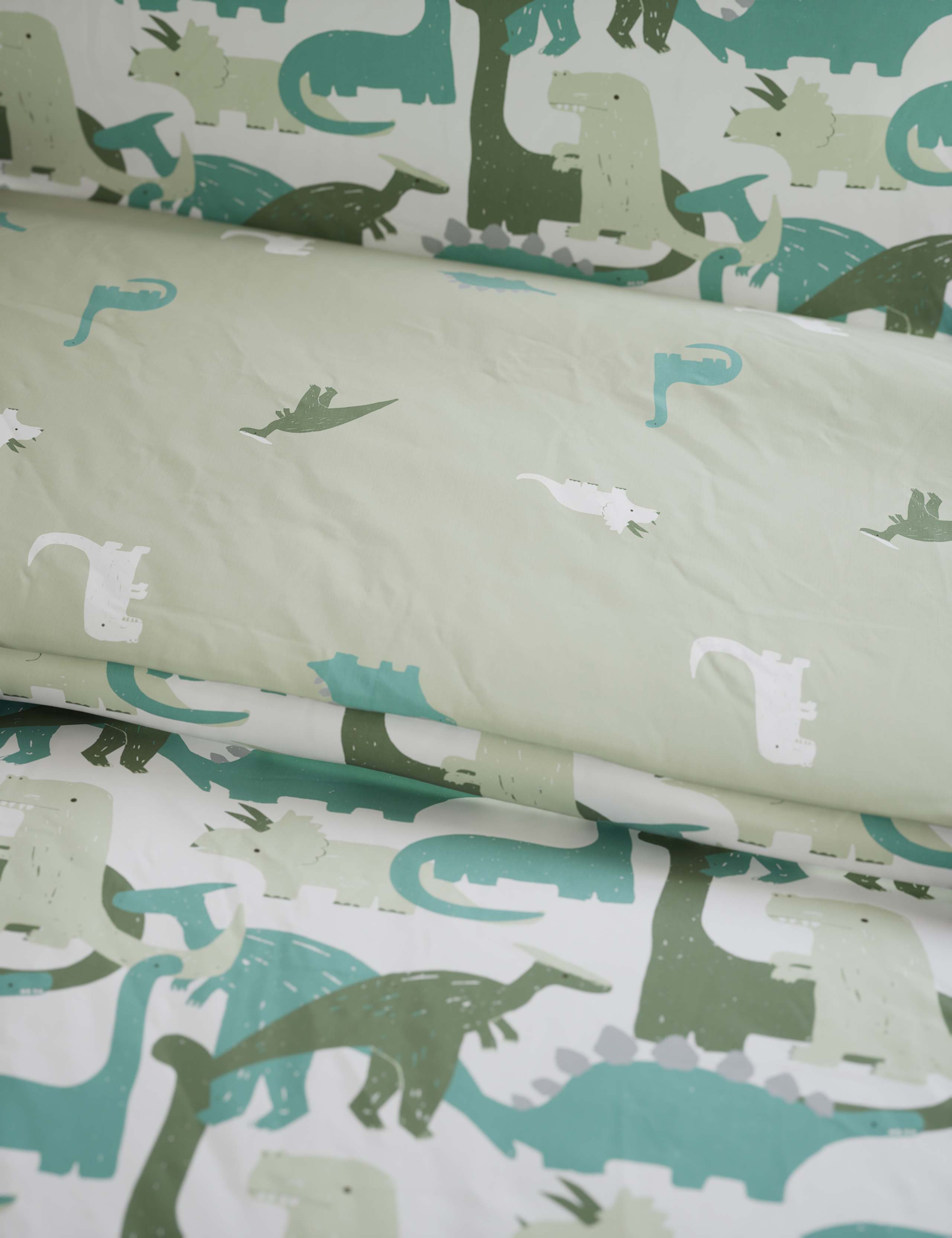 Dinosaur Cotton Blend Bedding Set 5 of 5