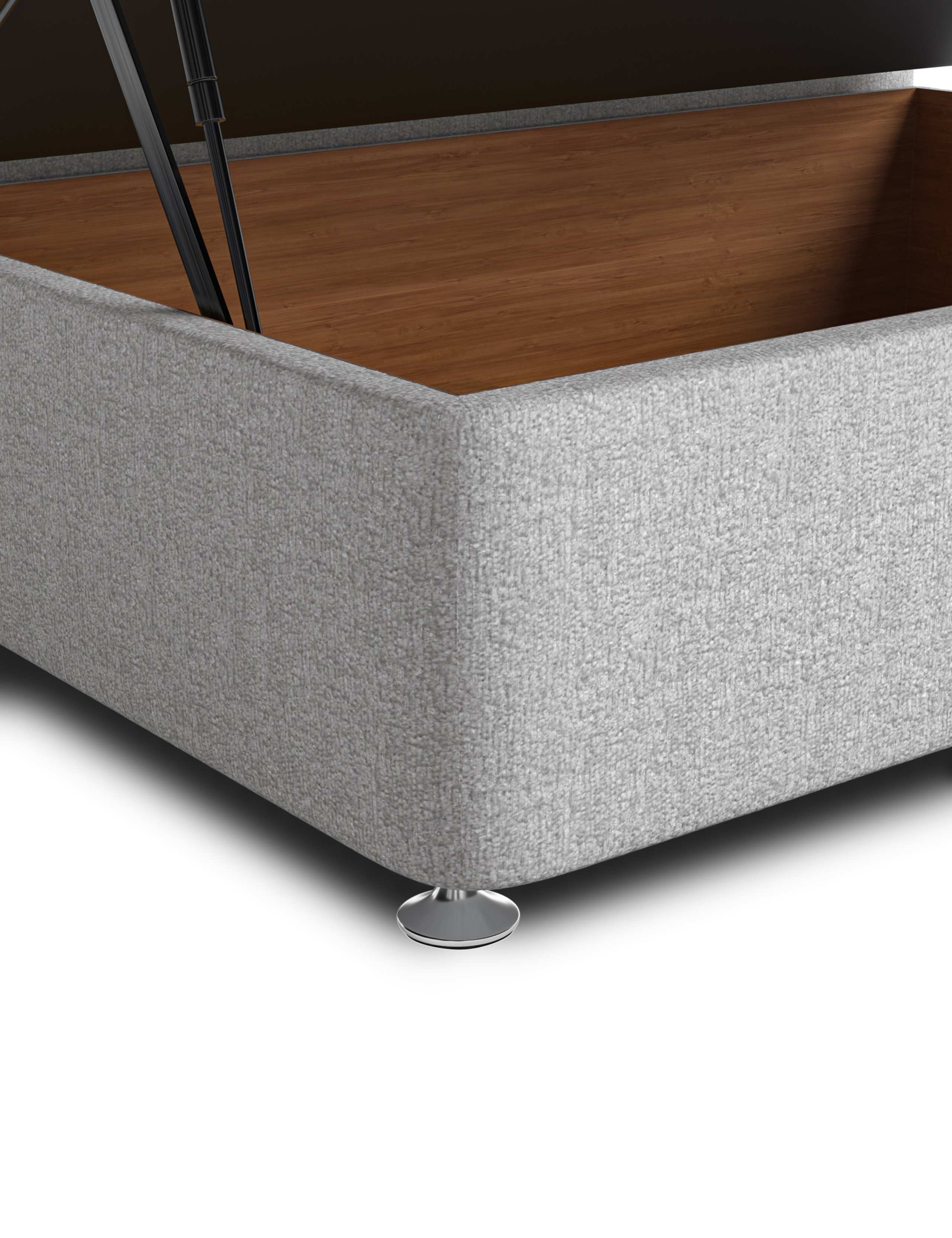 Half End Ottoman 2 Small Drawer Divan 5 of 7