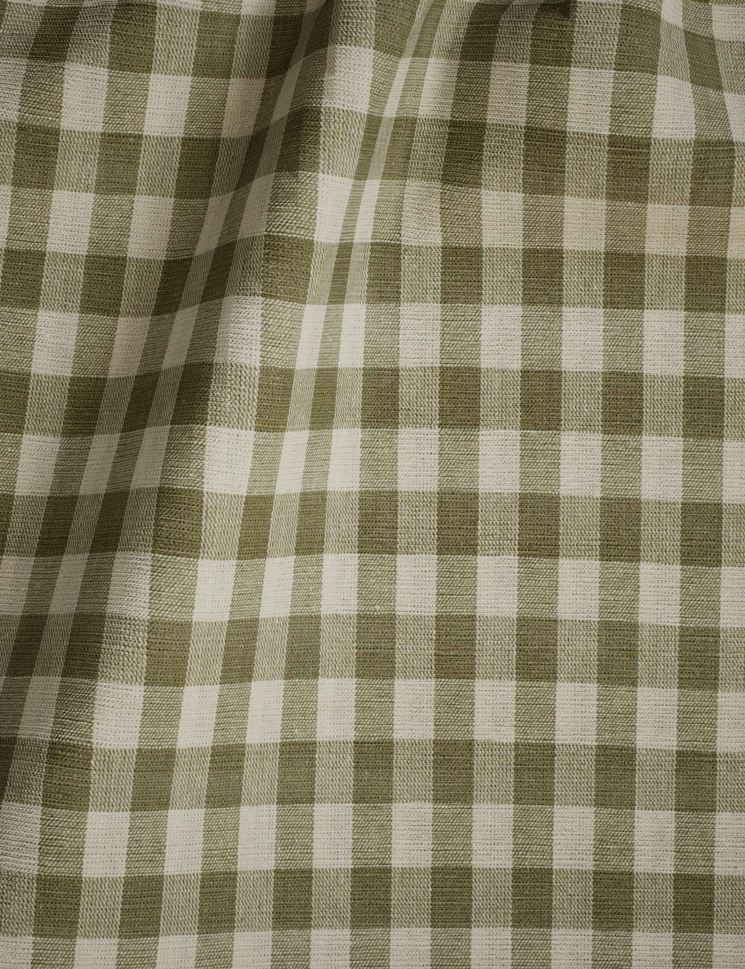 Pure Cotton Gingham Semi-Sheer Multiway Curtains 4 of 4
