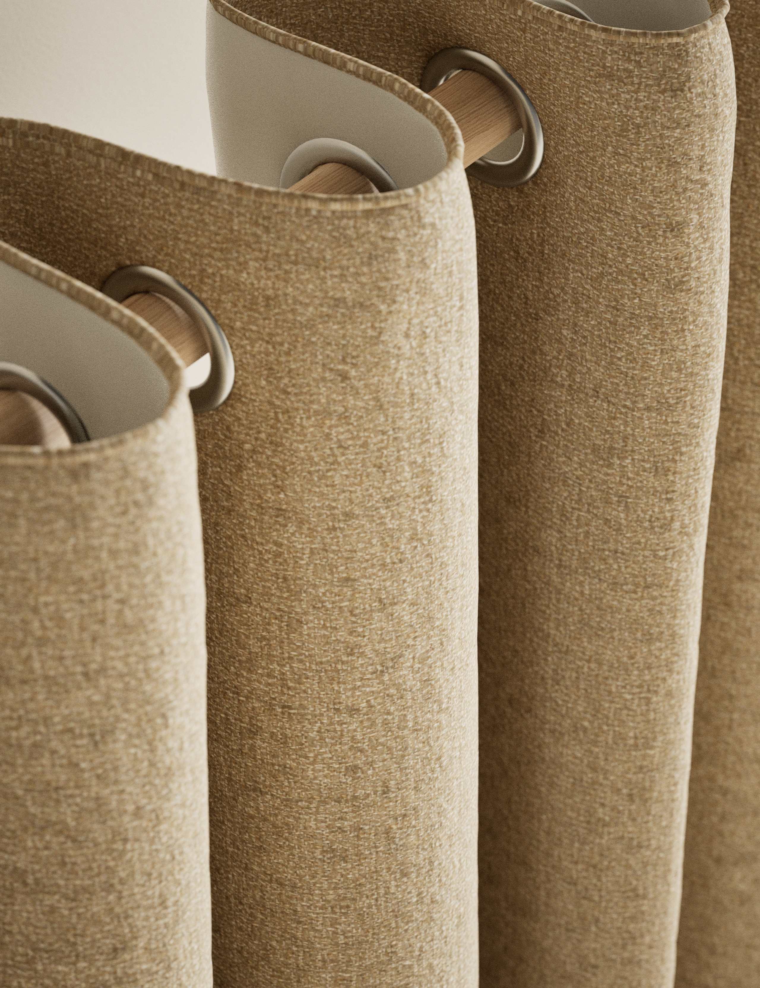 Basketweave Eyelet Curtains 6 of 6