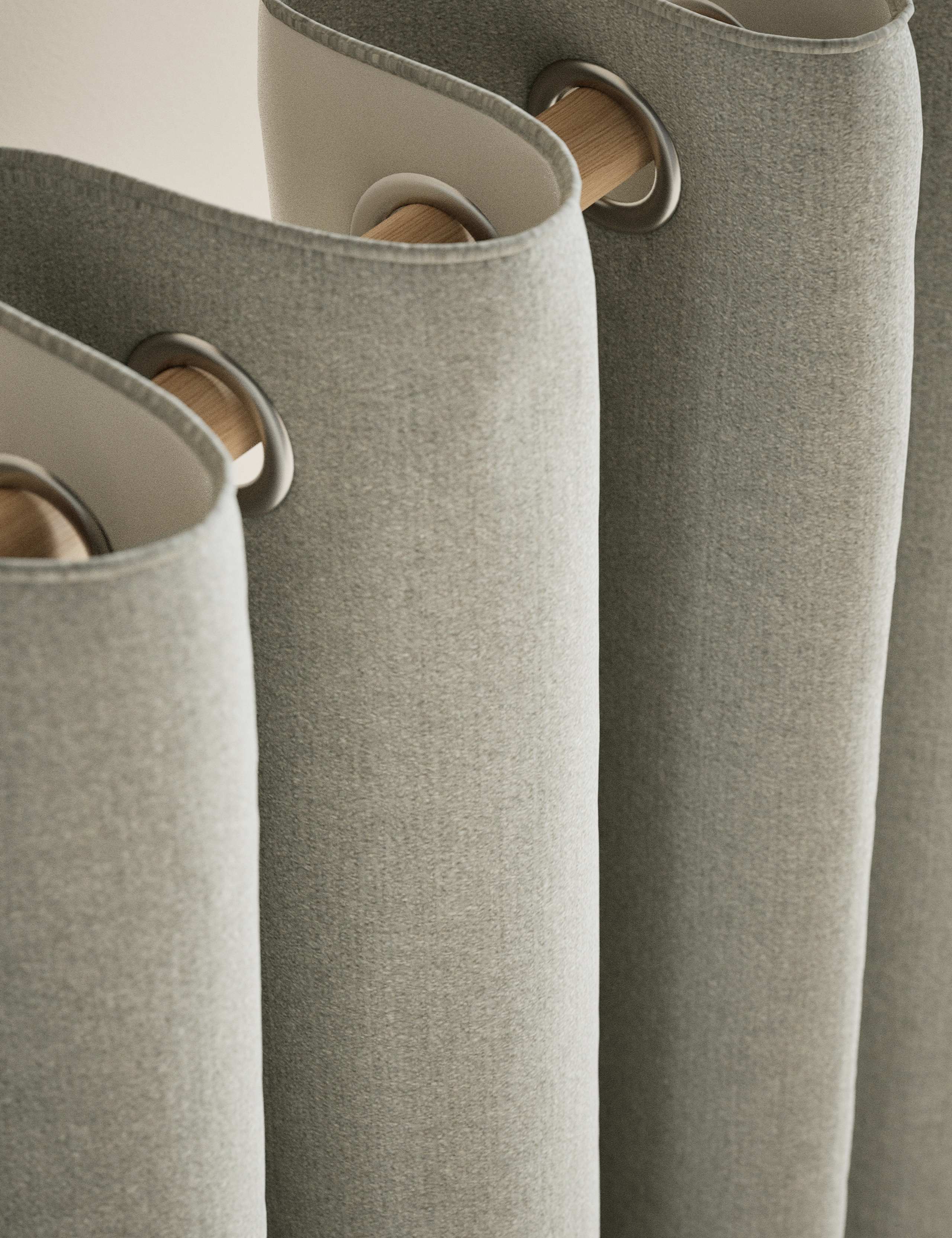 Basketweave Eyelet Curtains 6 of 6