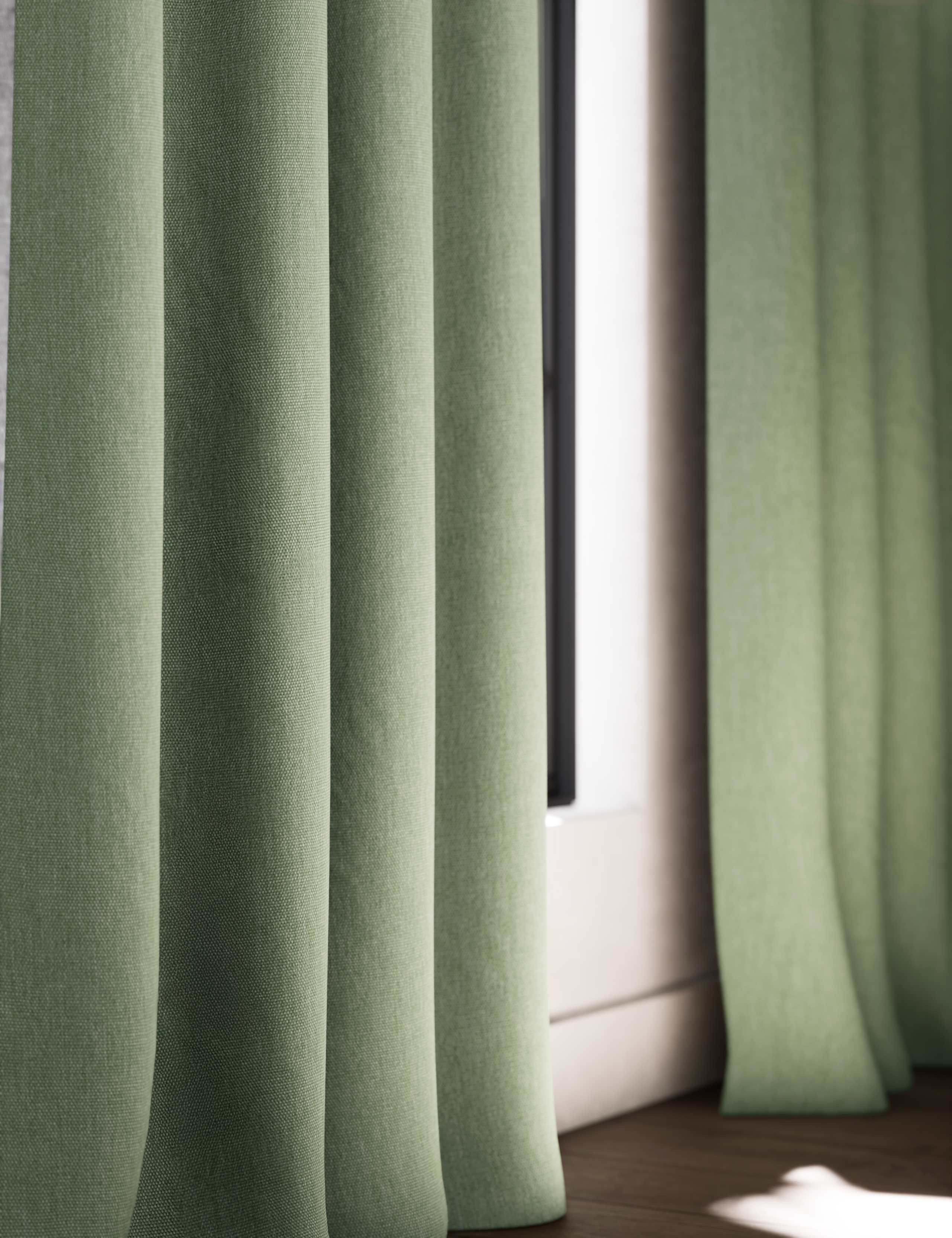 Brushed Multiway Blackout Curtains 2 of 6