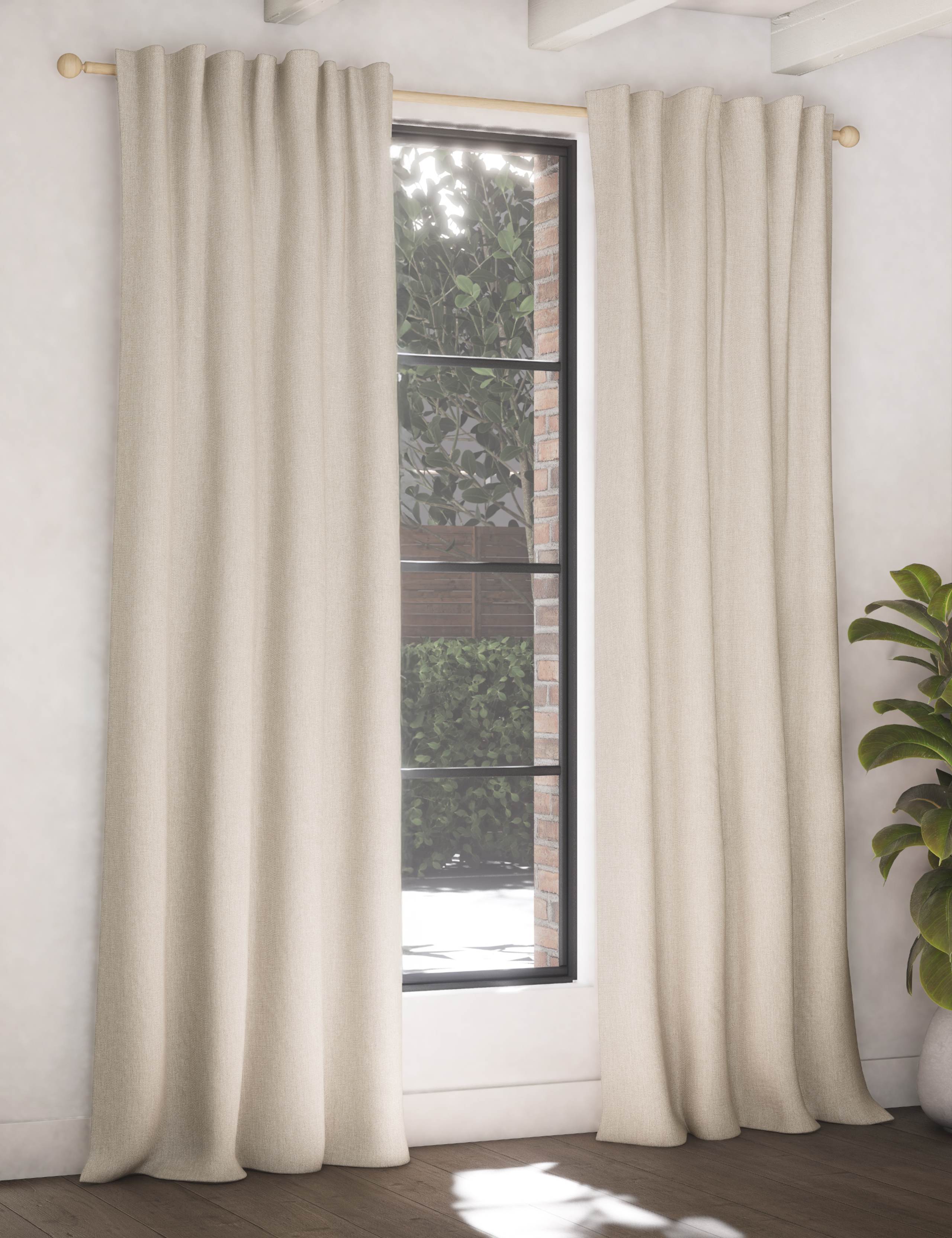 Brushed Multiway Blackout Curtains 3 of 6
