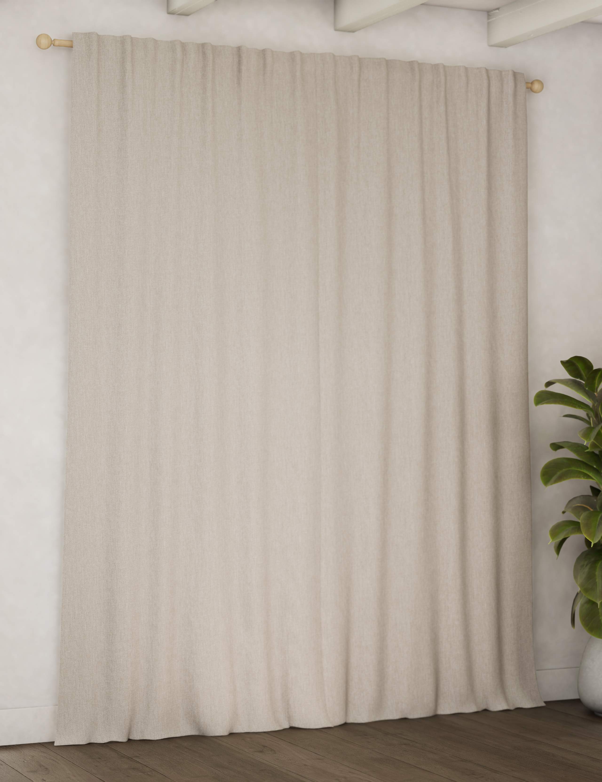 Brushed Multiway Blackout Curtains 4 of 6