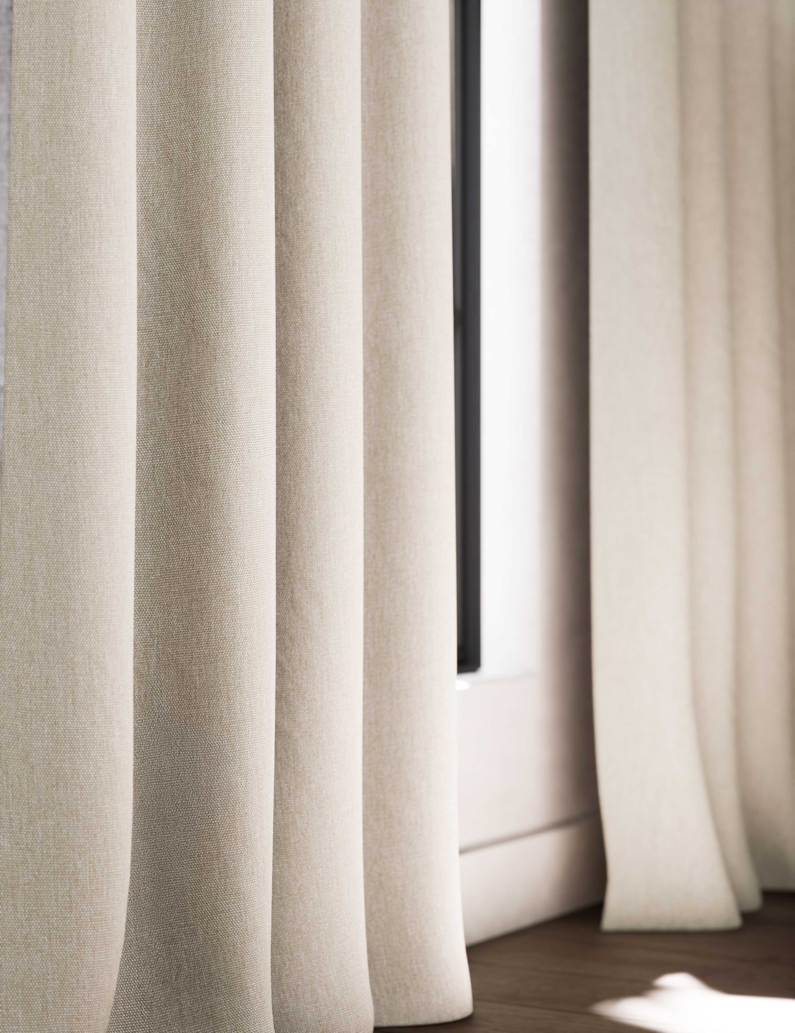 Brushed Multiway Blackout Curtains 2 of 6