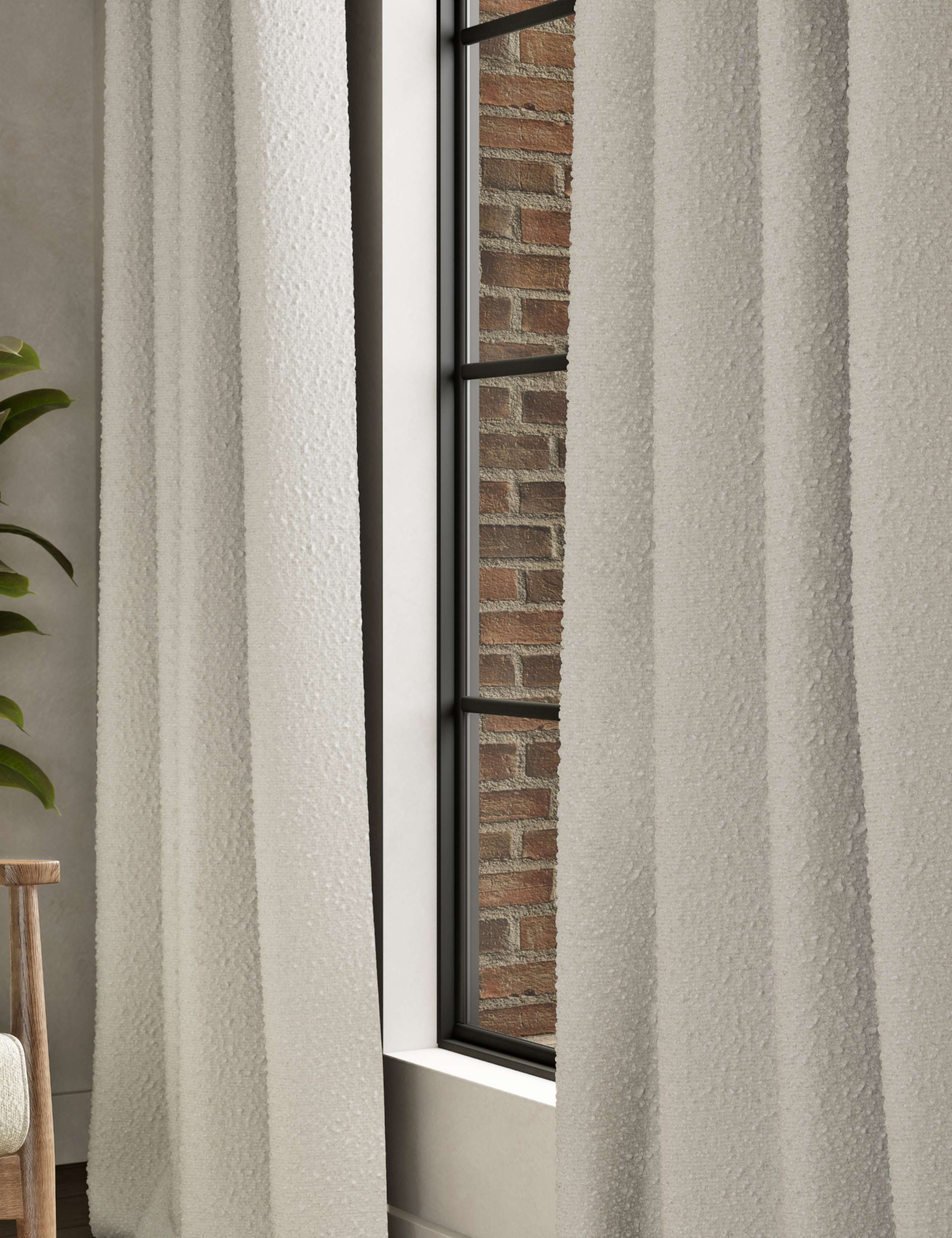 Bouclé Eyelet Curtains 2 of 4