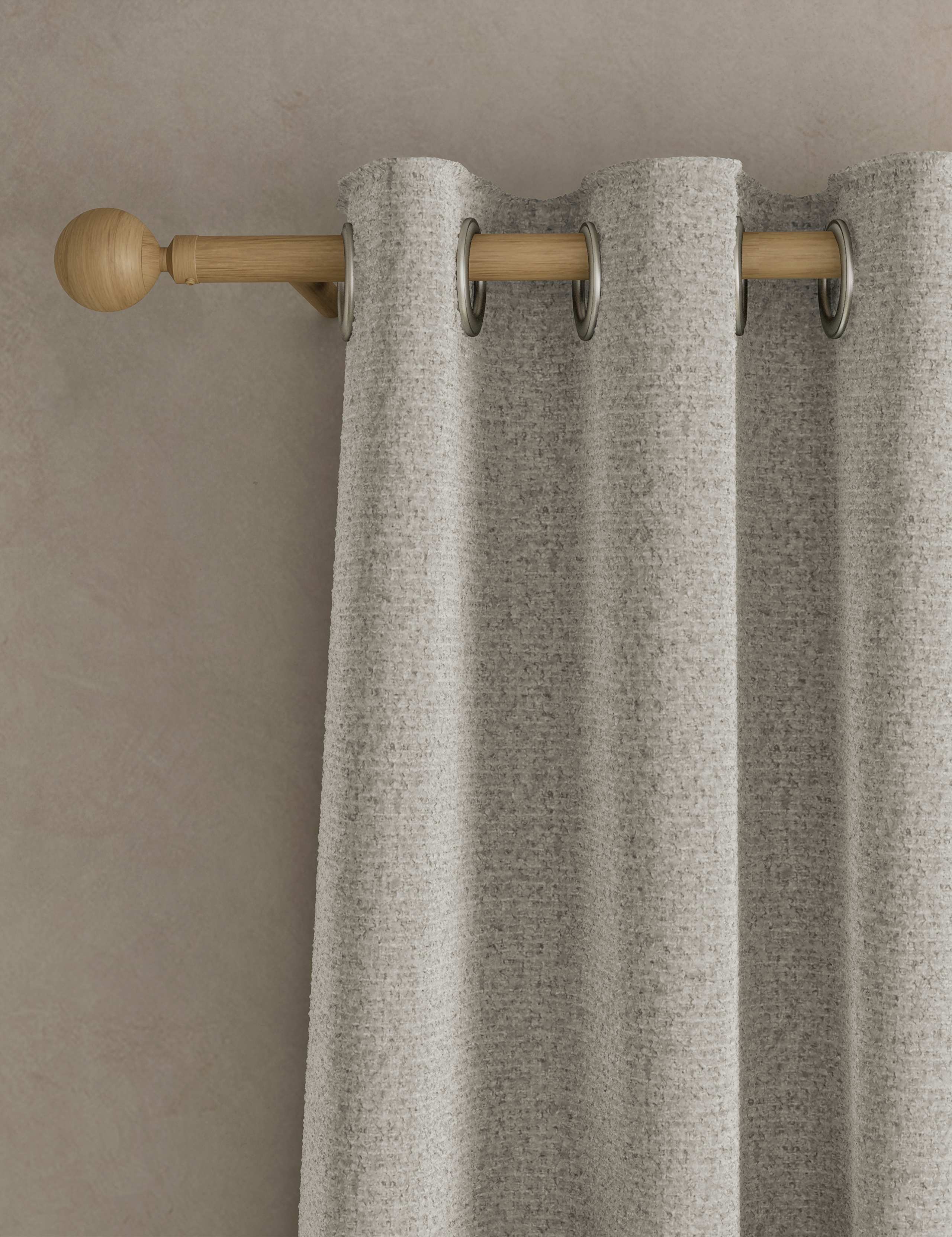 Boucle Marl Eyelet Curtains 1 of 4