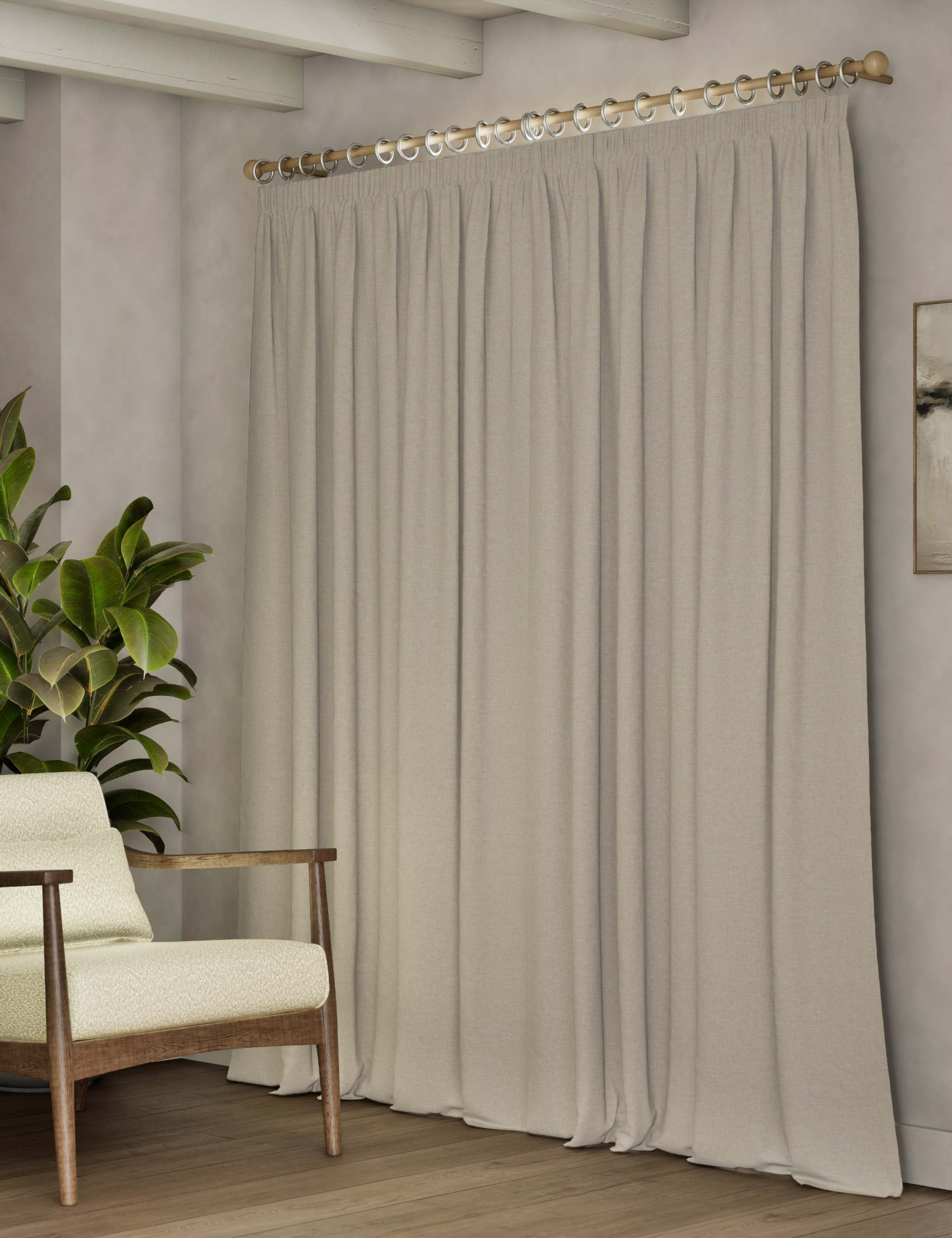 Isabelle Pencil Pleat Blackout Curtains 4 of 5