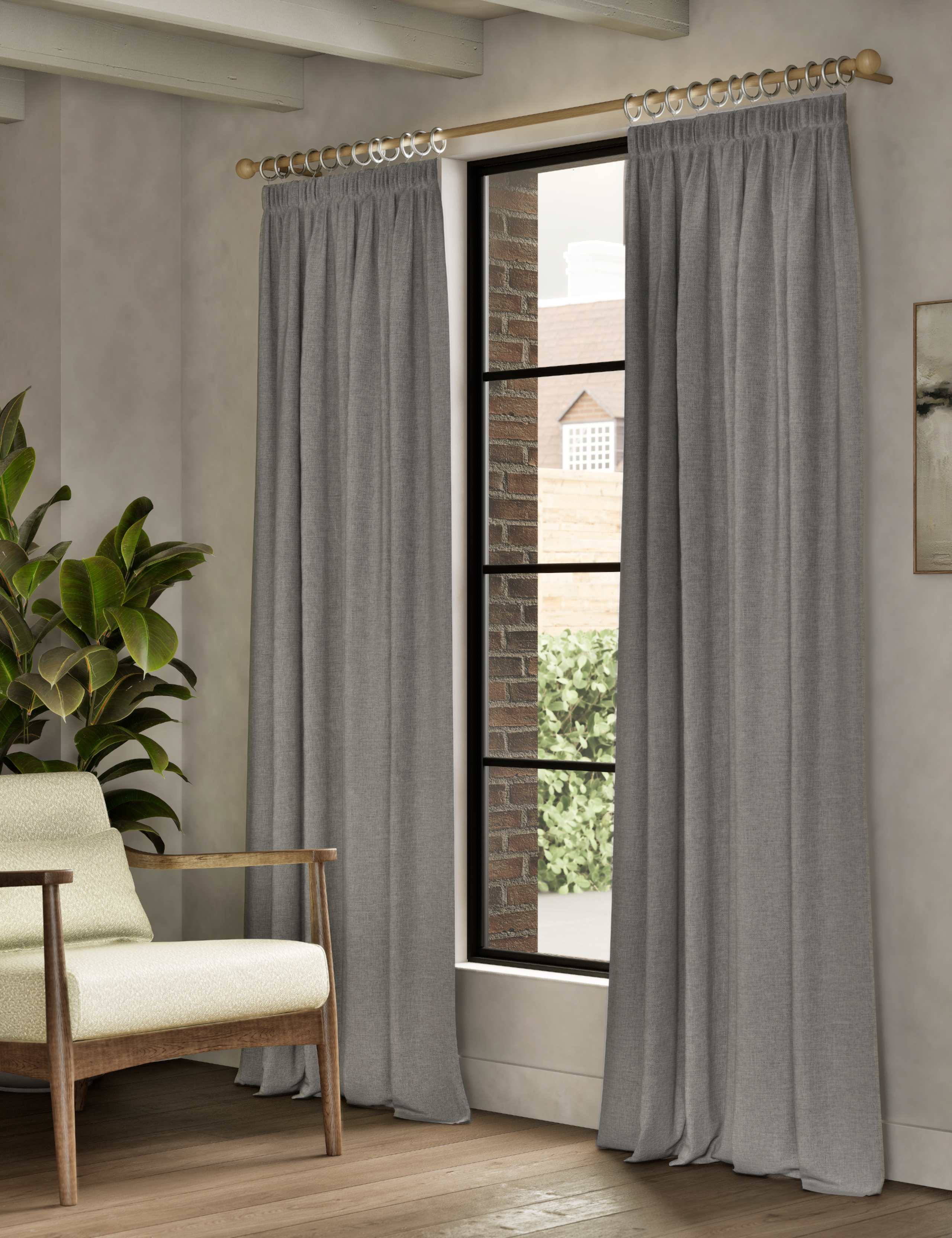 Isabelle Pencil Pleat Blackout Curtains 3 of 5