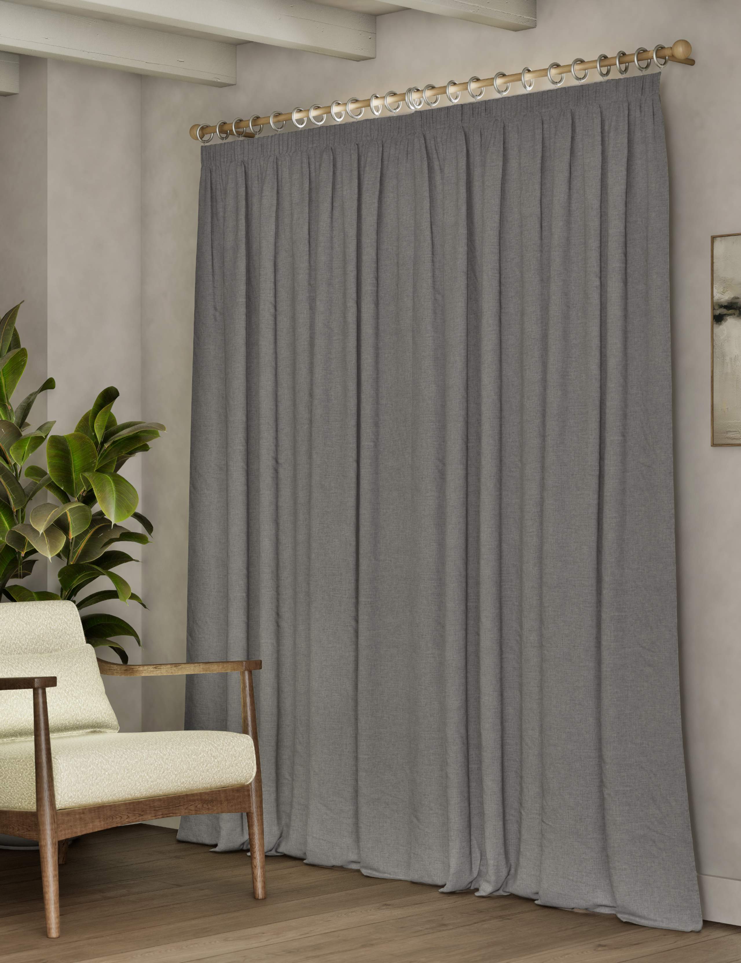 Isabelle Pencil Pleat Blackout Curtains 4 of 5