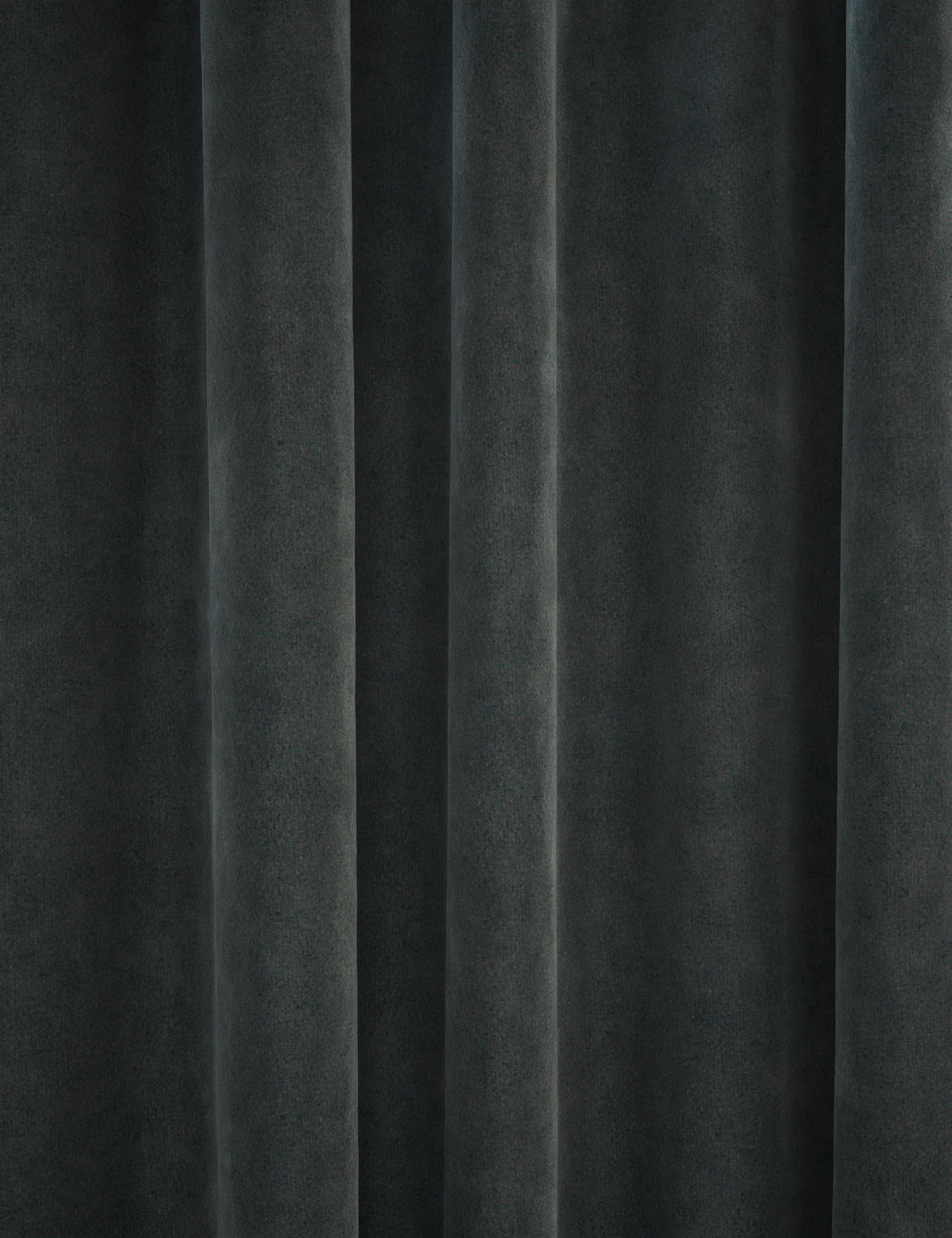 Velvet Pencil Pleat Curtains 2 of 4