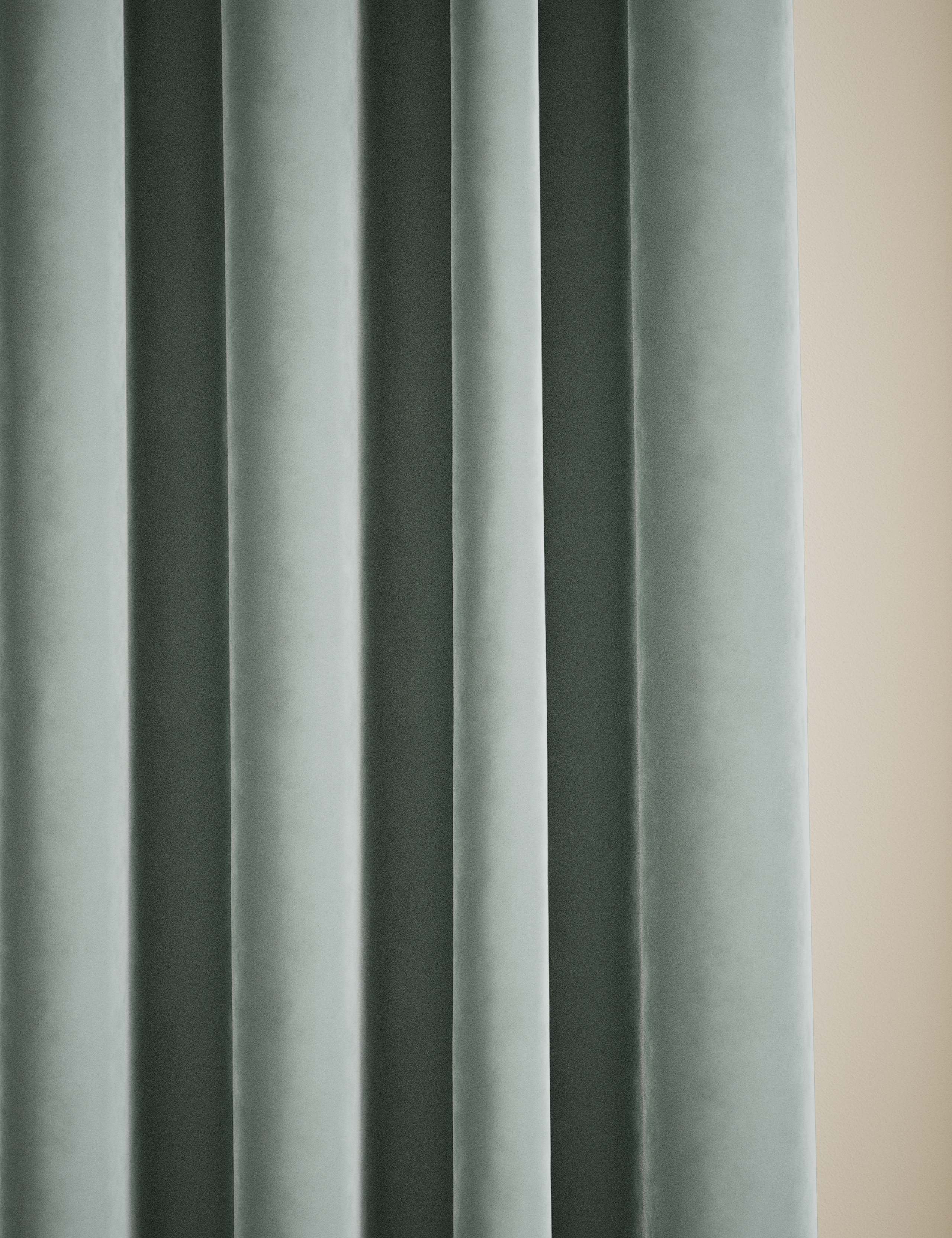 Velvet Eyelet Curtains 2 of 5