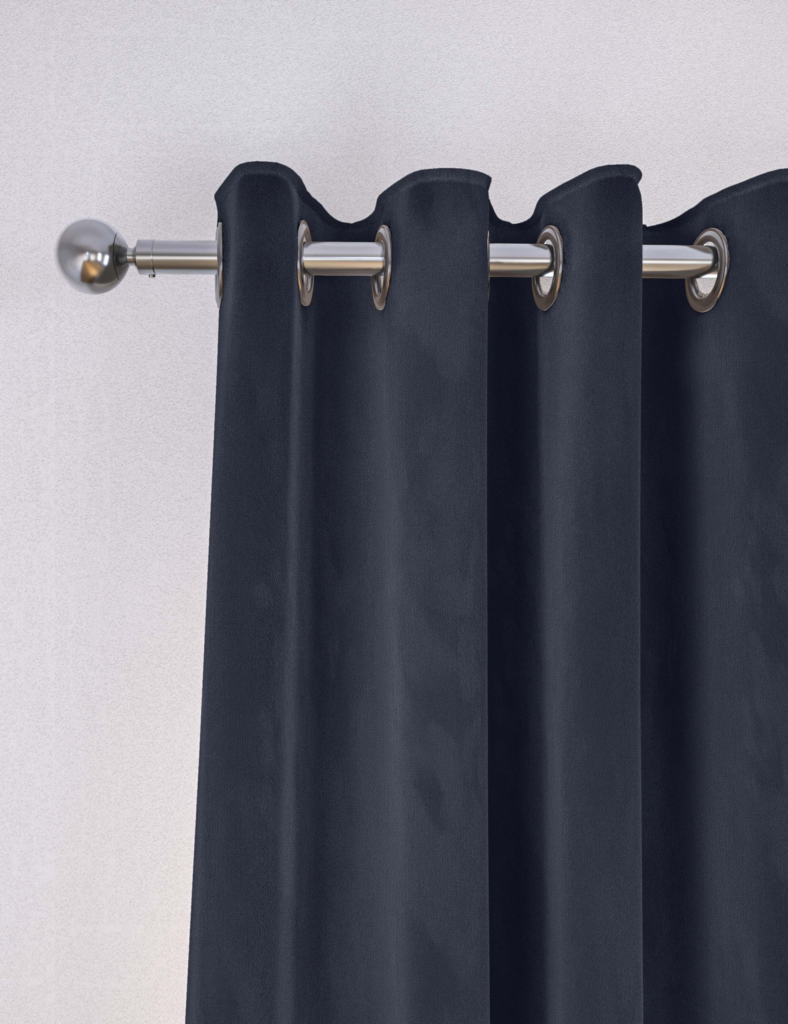 Velvet Eyelet Curtains 1 of 5