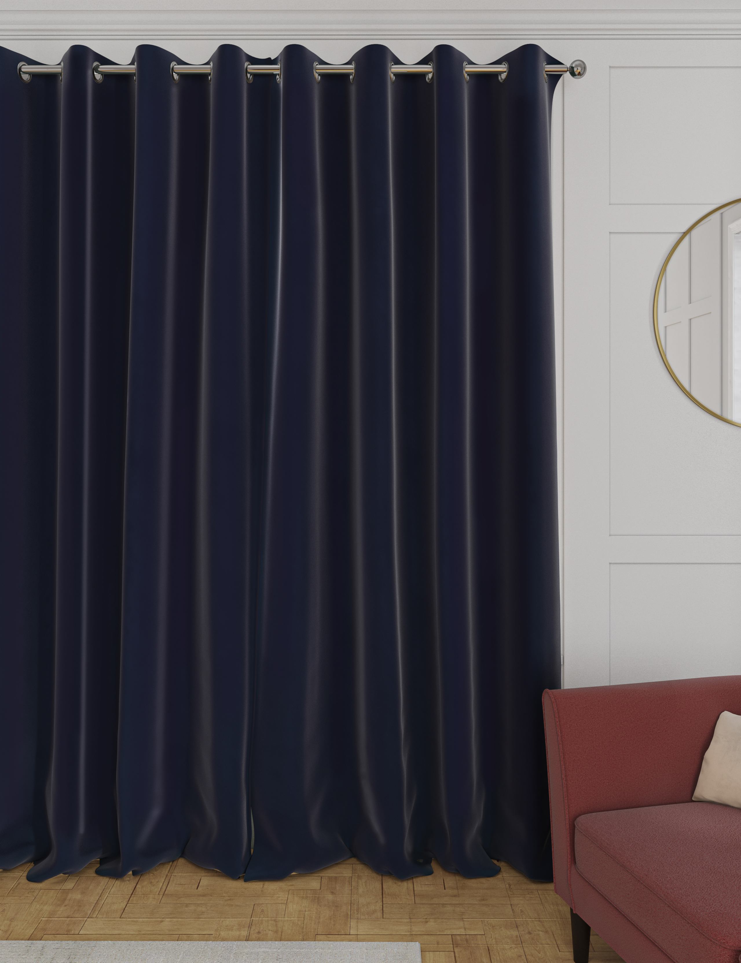Velvet Eyelet Curtains 4 of 5