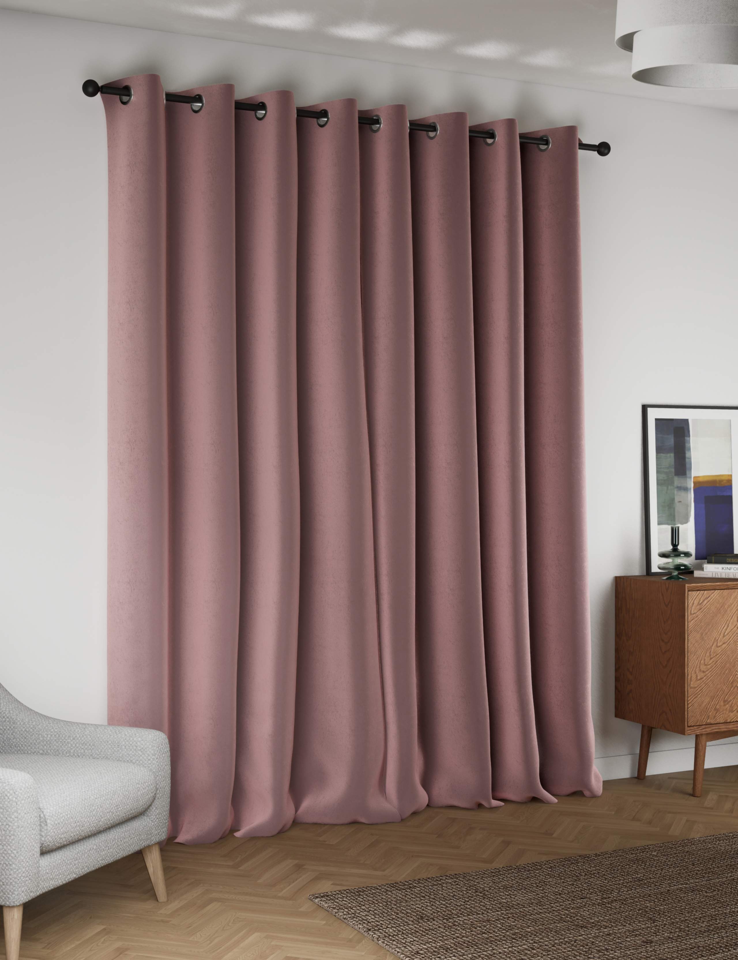 Velvet Eyelet Curtains 4 of 5