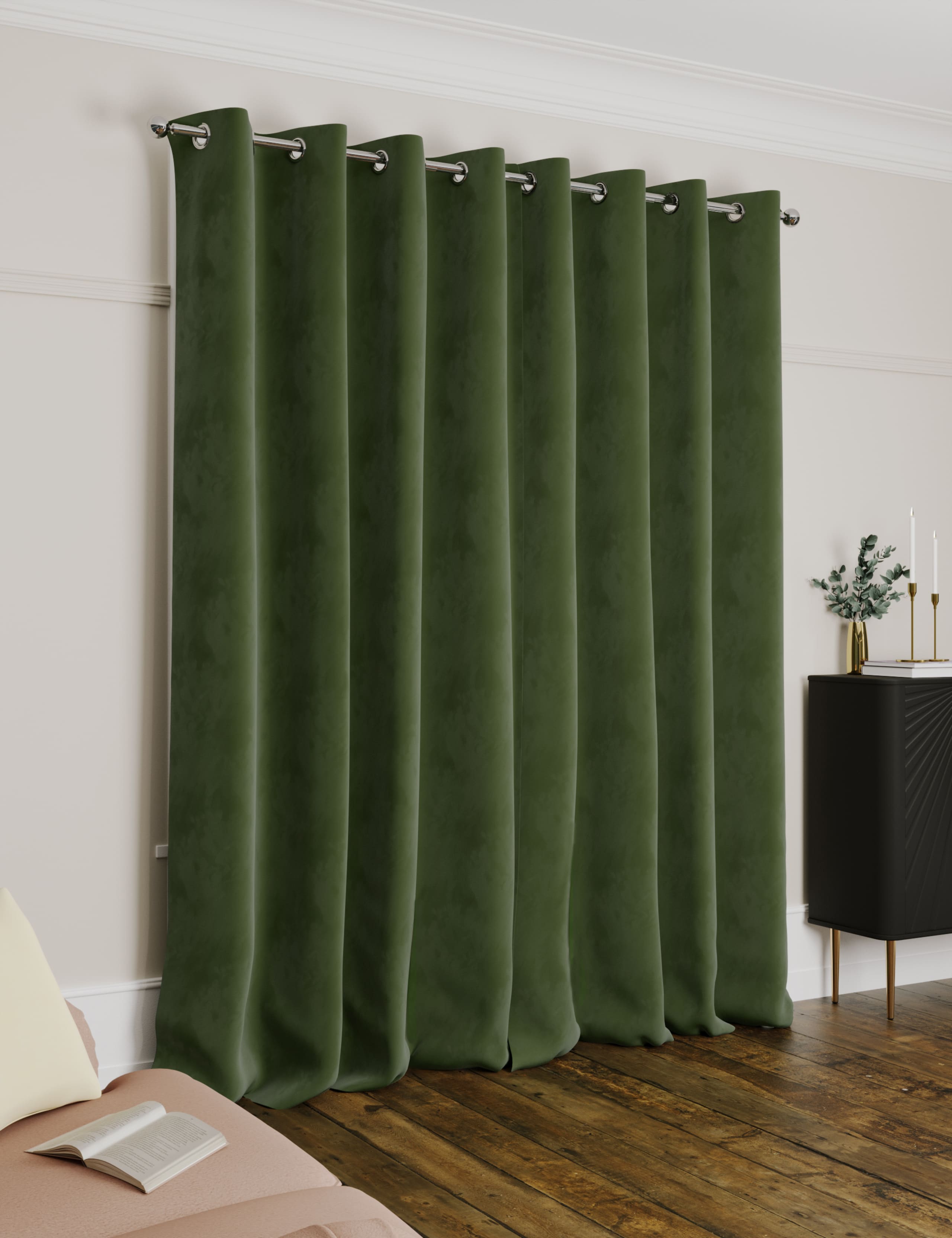 Velvet Eyelet Curtains 4 of 4