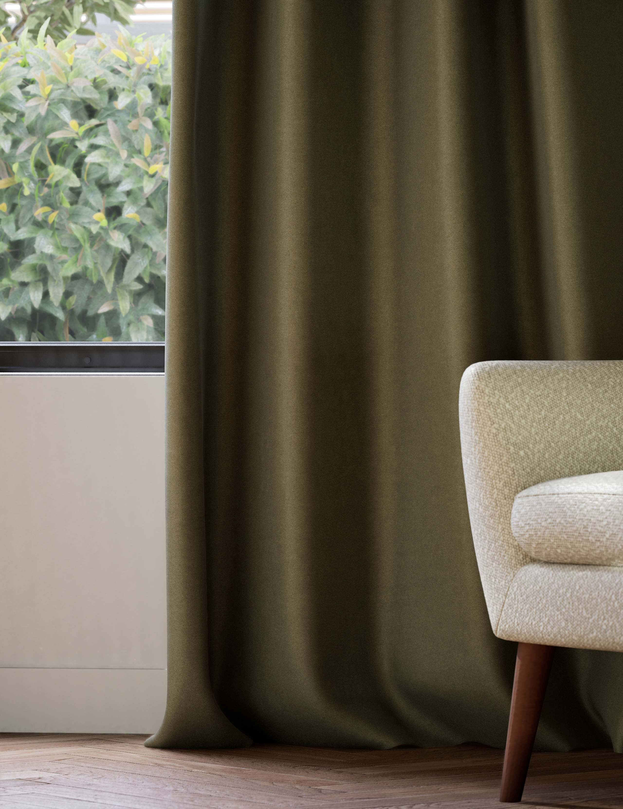 Velvet Eyelet Curtains 2 of 4