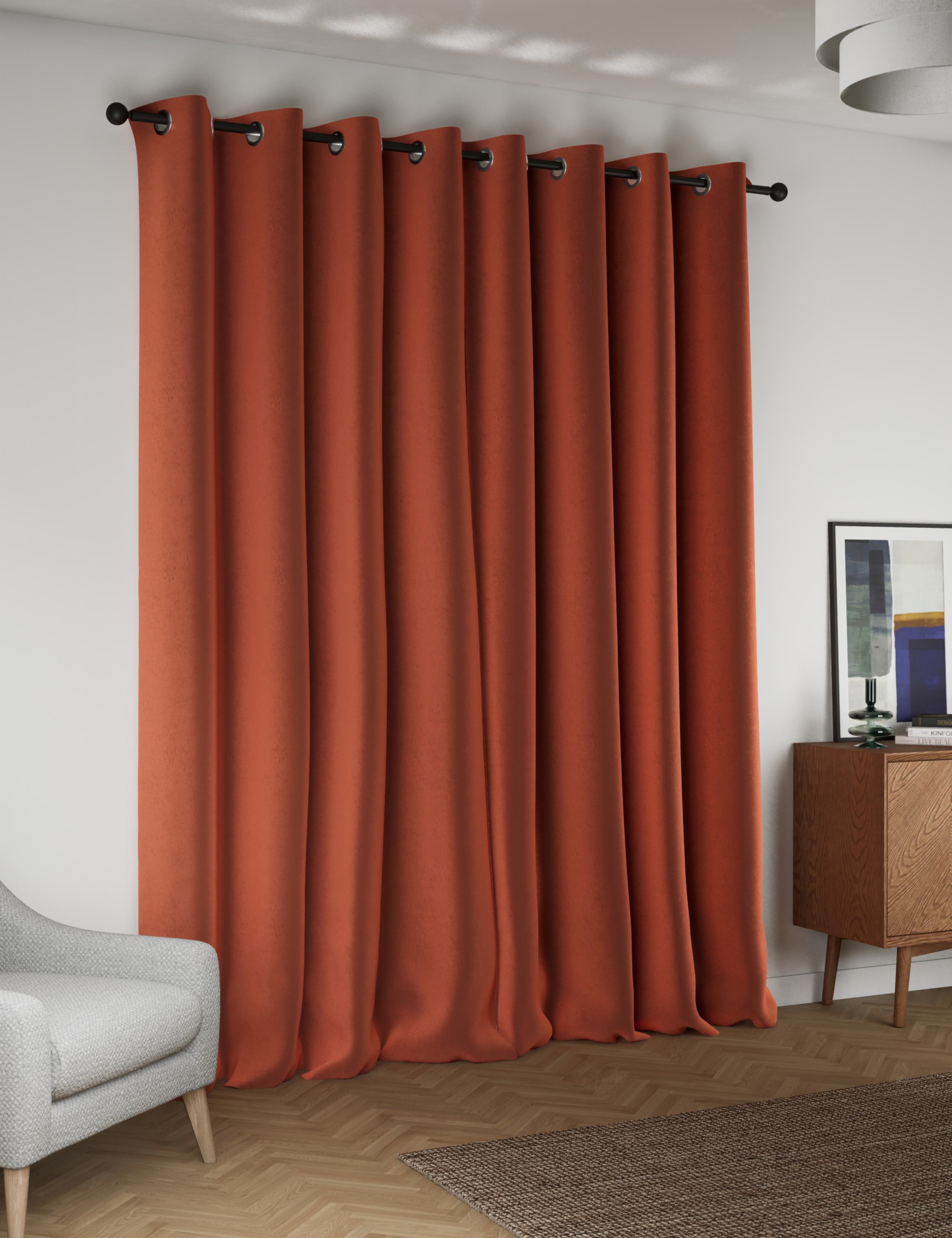Velvet Eyelet Curtains 4 of 5