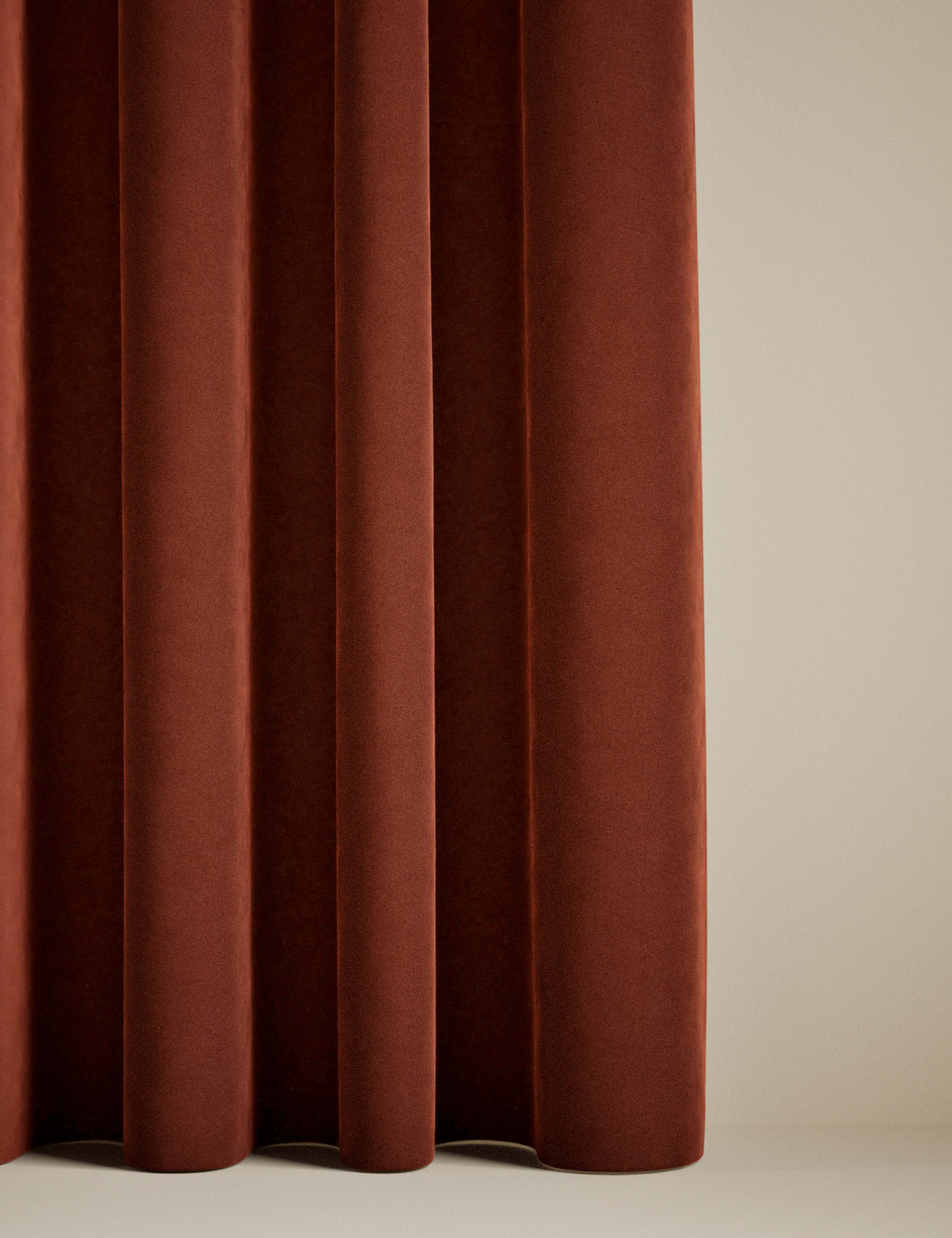 Velvet Eyelet Curtains 5 of 8