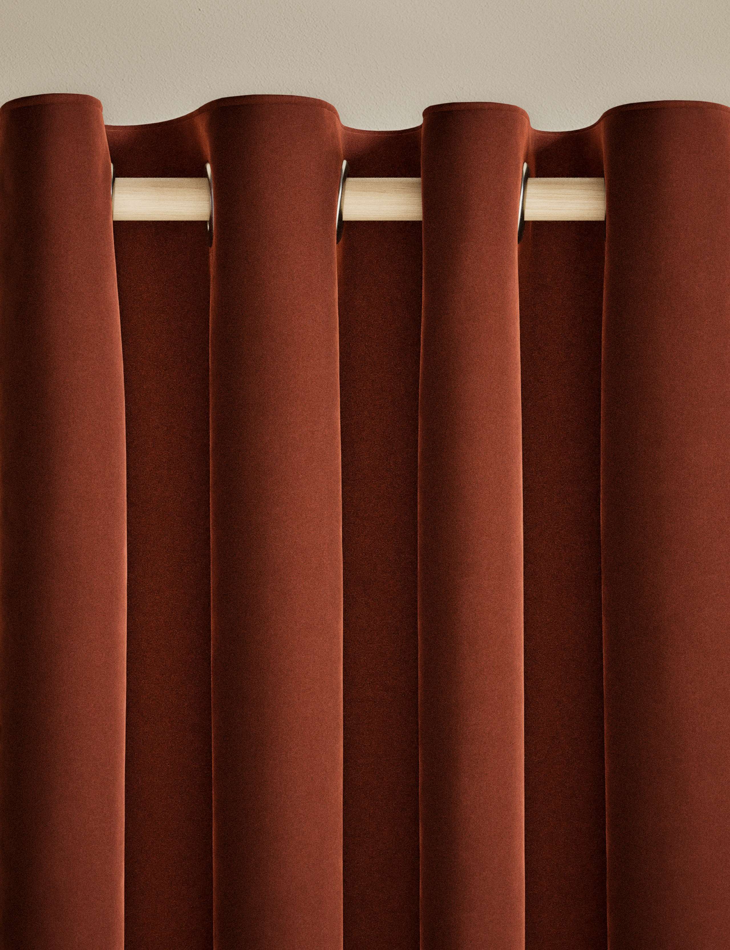 Velvet Eyelet Curtains 7 of 8