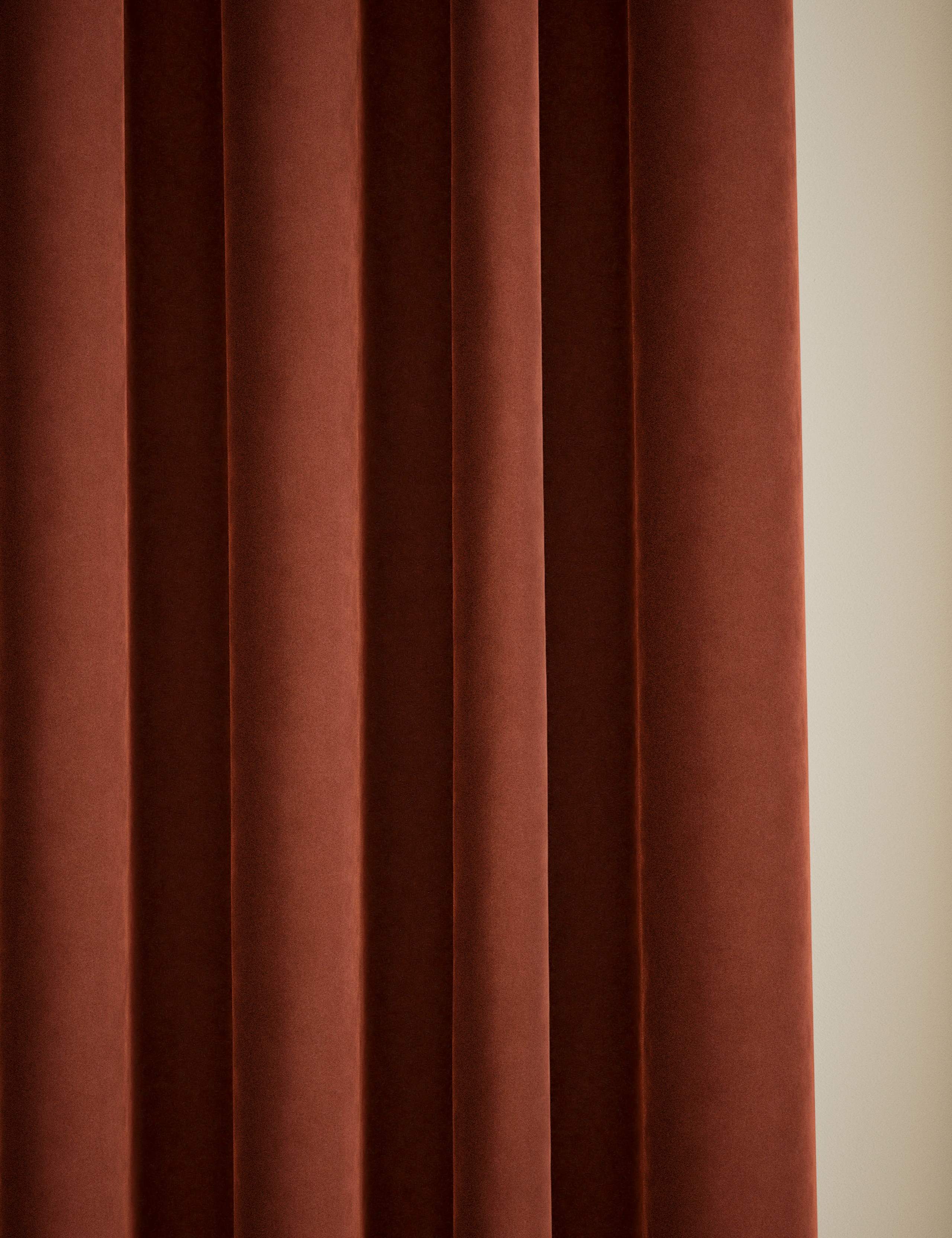 Velvet Eyelet Curtains 2 of 8