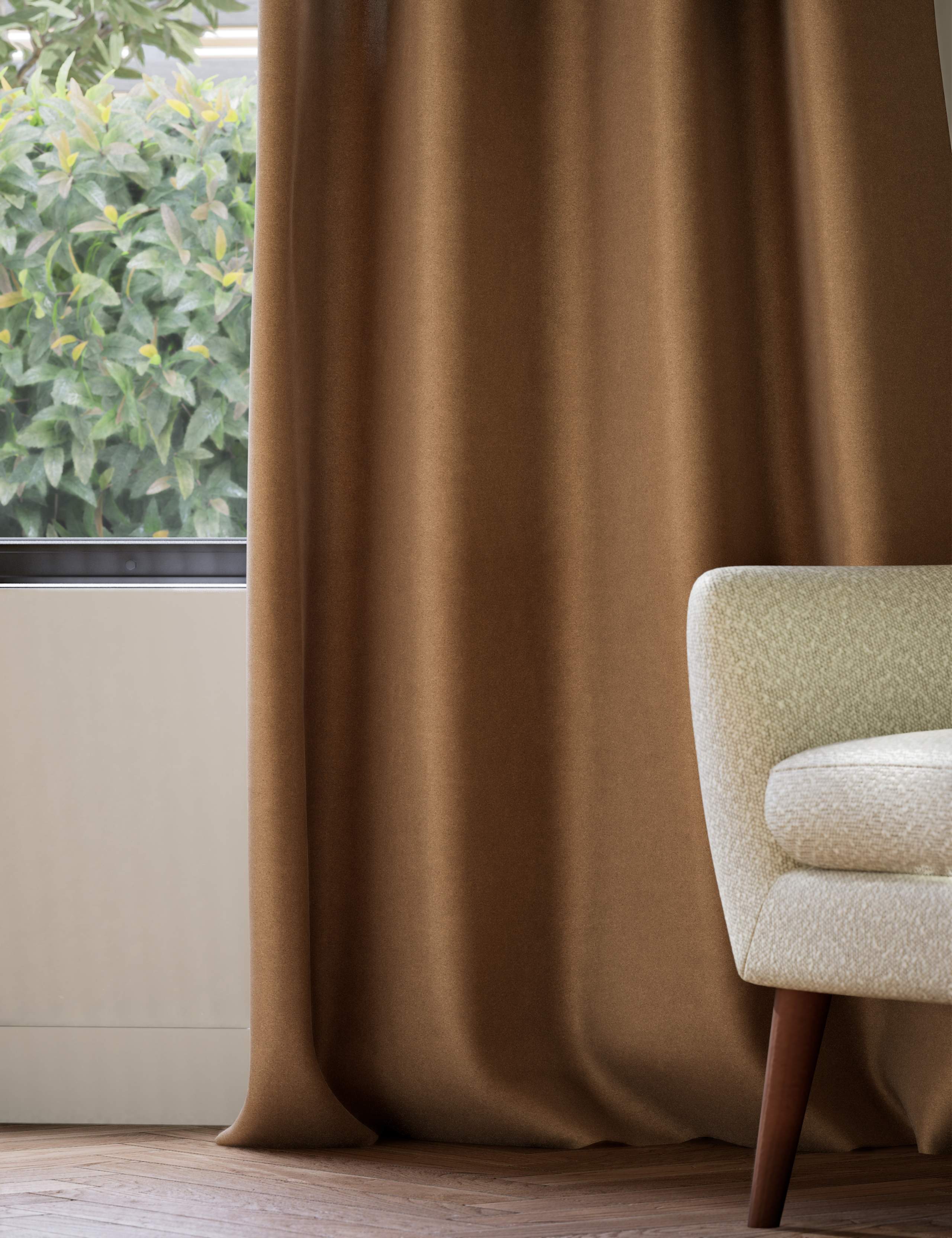 Velvet Eyelet Curtains 2 of 4